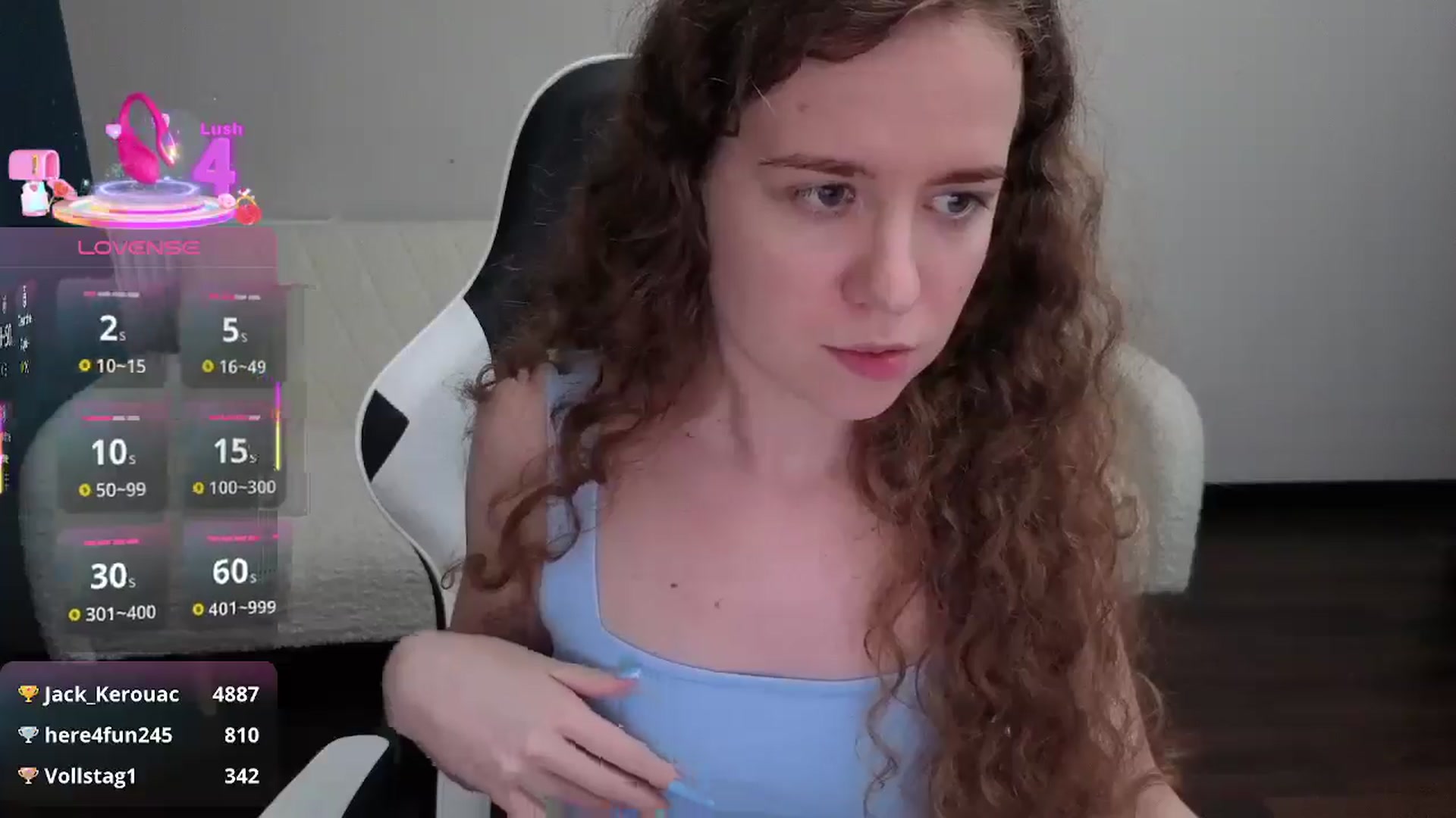 Gallery image thumbnail from BlueFlowerr's myfreecams stream on, 07/27/2025, 21:15 image 13 of 20