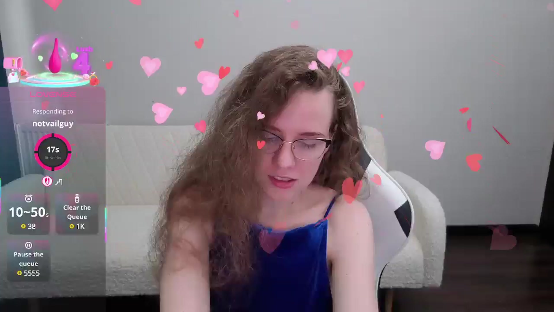 Gallery image thumbnail from BlueFlowerr's myfreecams stream on, 08/01/2025, 16:20 image 6 of 20