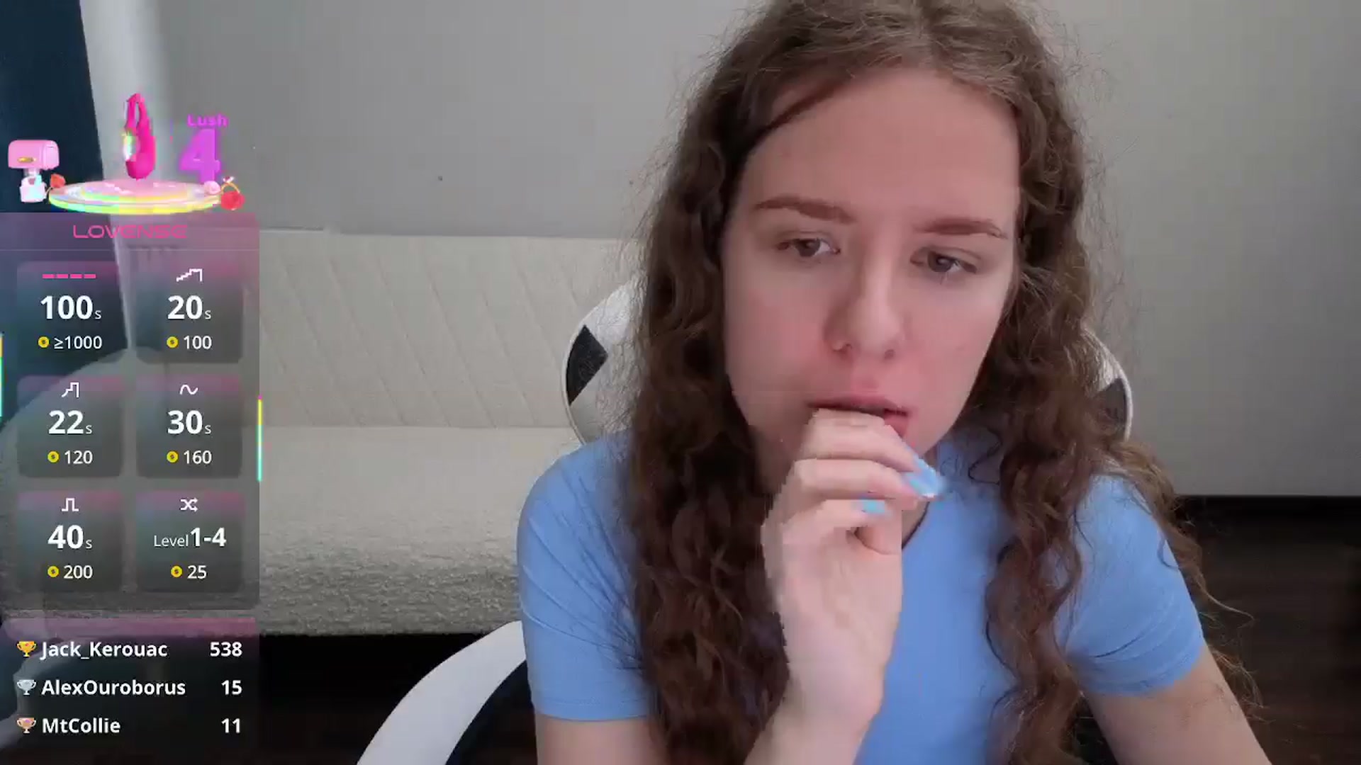 Gallery image thumbnail from BlueFlowerr's myfreecams stream on, 08/04/2025, 14:53 image 13 of 20