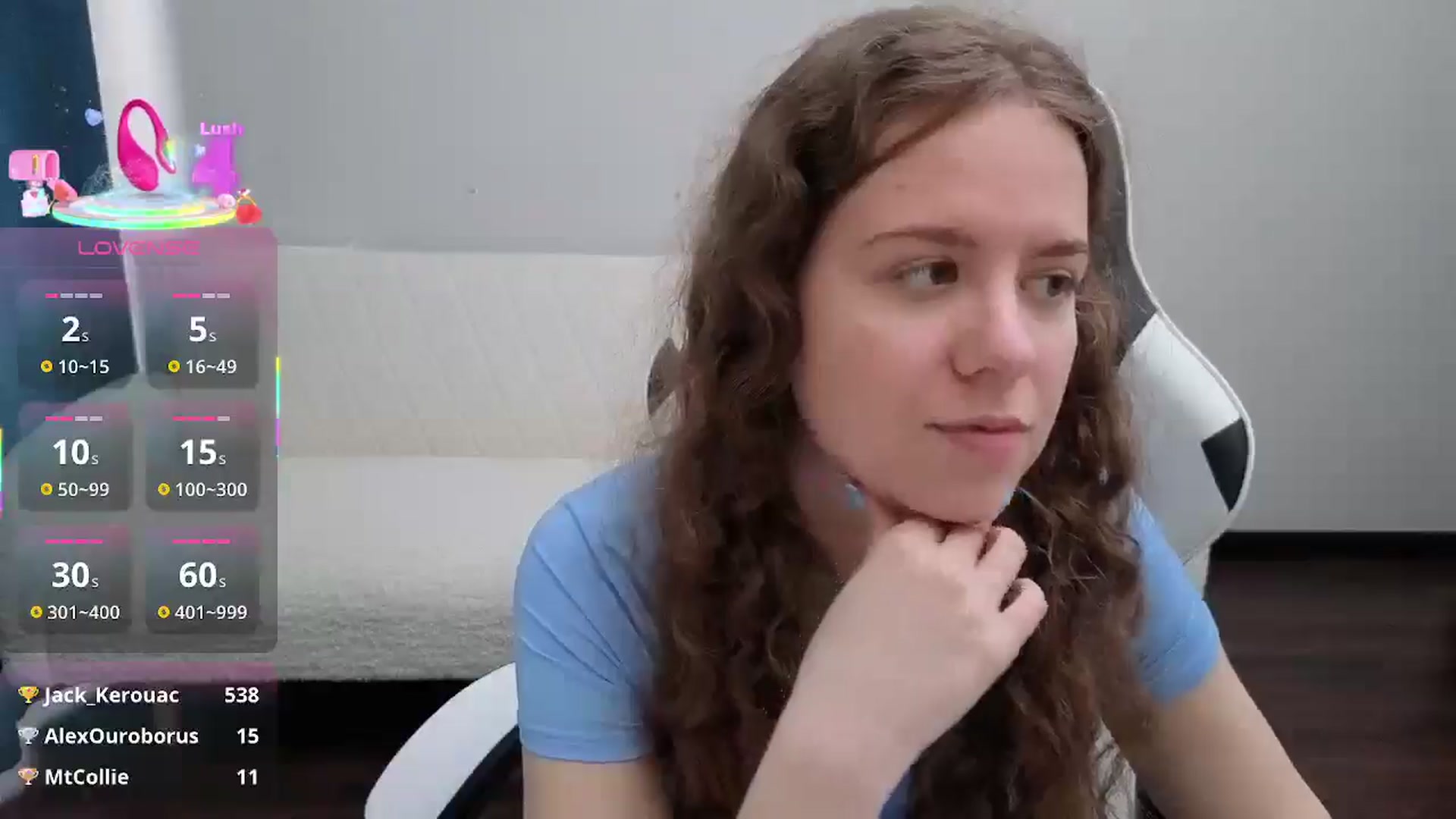 Gallery image thumbnail from BlueFlowerr's myfreecams stream on, 08/04/2025, 14:53 image 3 of 20