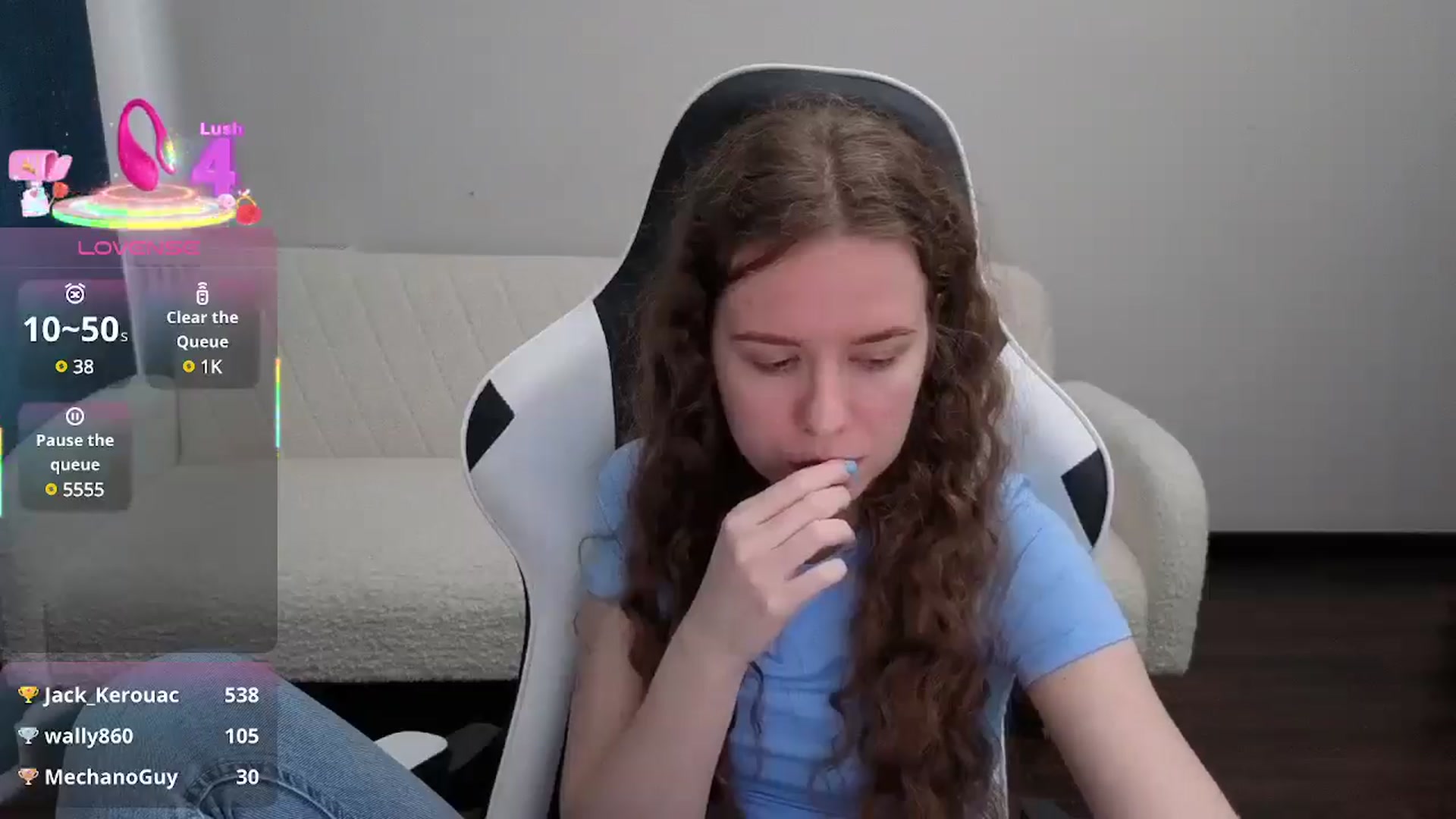 Gallery image thumbnail from BlueFlowerr's myfreecams stream on, 08/04/2025, 15:22 image 4 of 20