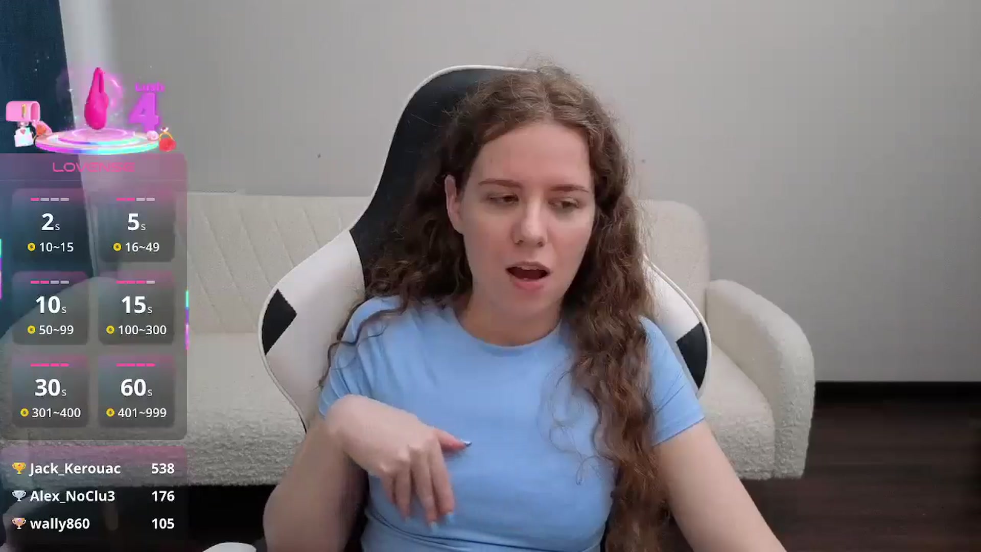 Gallery image thumbnail from BlueFlowerr's myfreecams stream on, 08/04/2025, 17:34 image 3 of 20