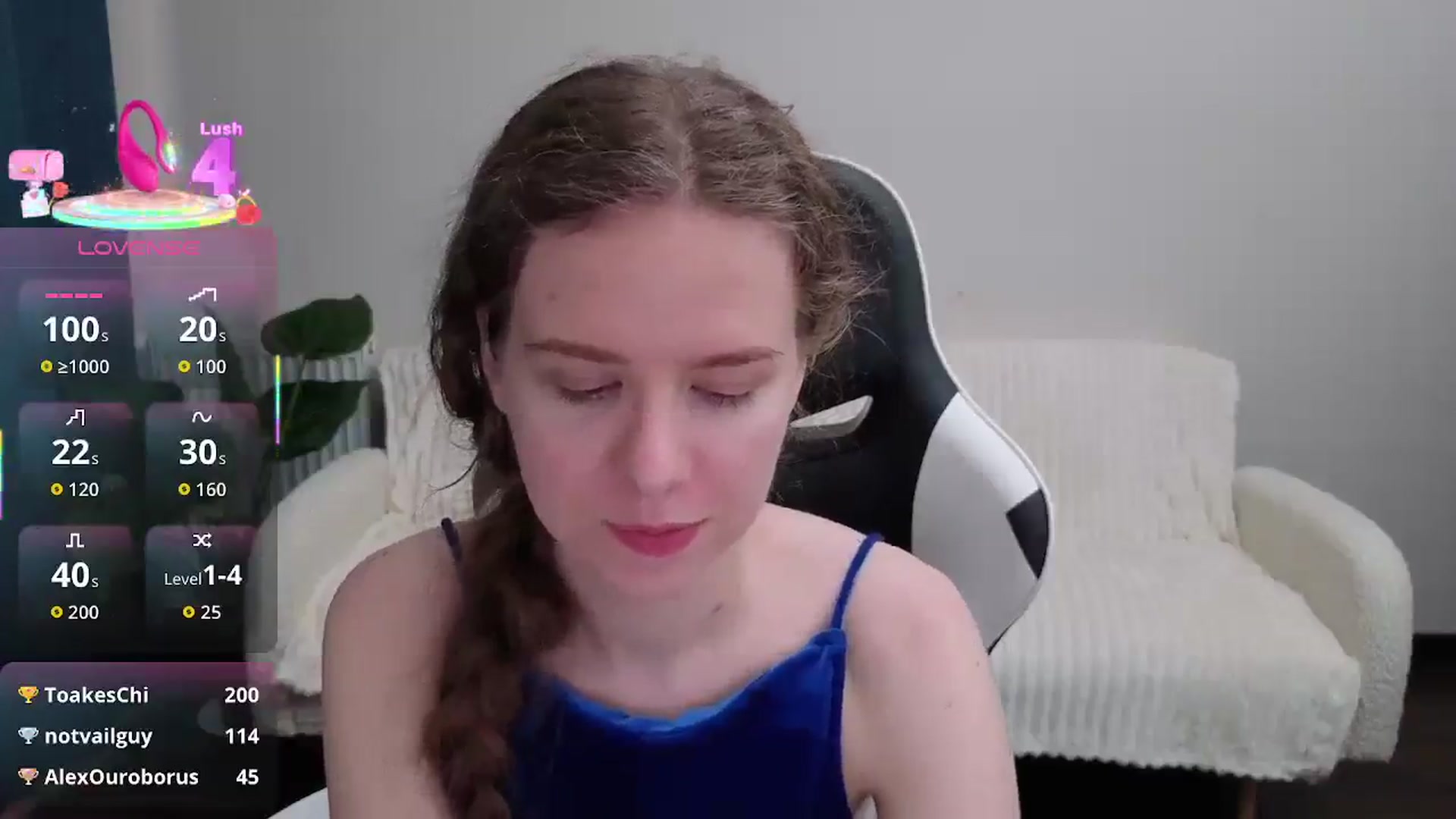 Gallery image thumbnail from BlueFlowerr's myfreecams stream on, 08/16/2025, 17:40 image 3 of 20