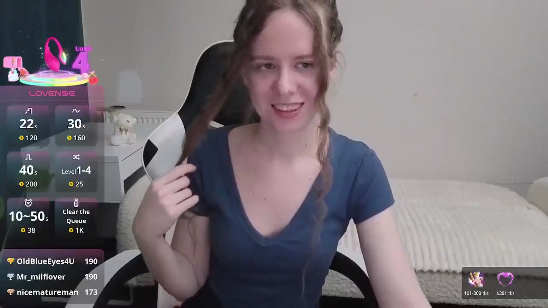 Gallery image thumbnail from BlueFlowerr's myfreecams stream on, 01/07/2026, 19:56 image 6 of 20
