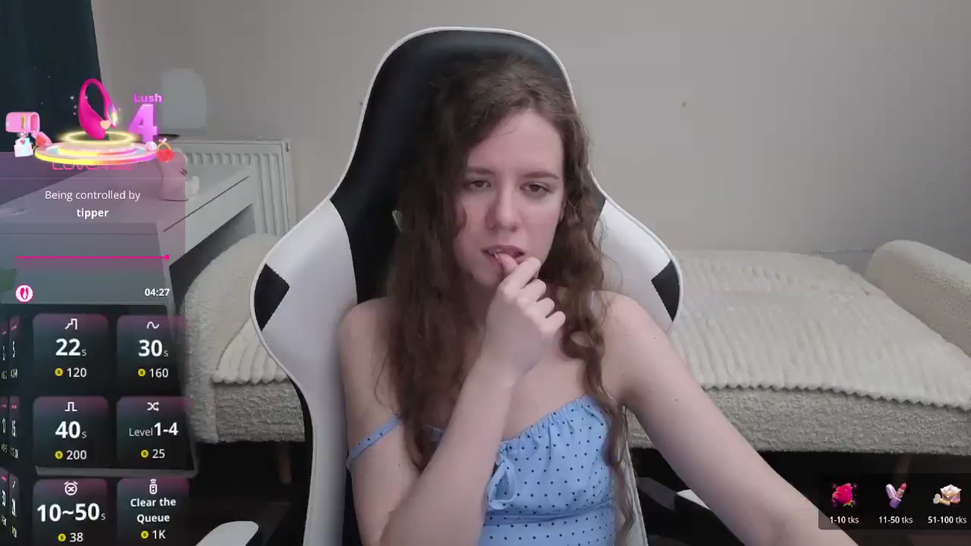 Gallery image thumbnail from BlueFlowerr's myfreecams stream on, 01/10/2026, 20:48 image 1 of 20