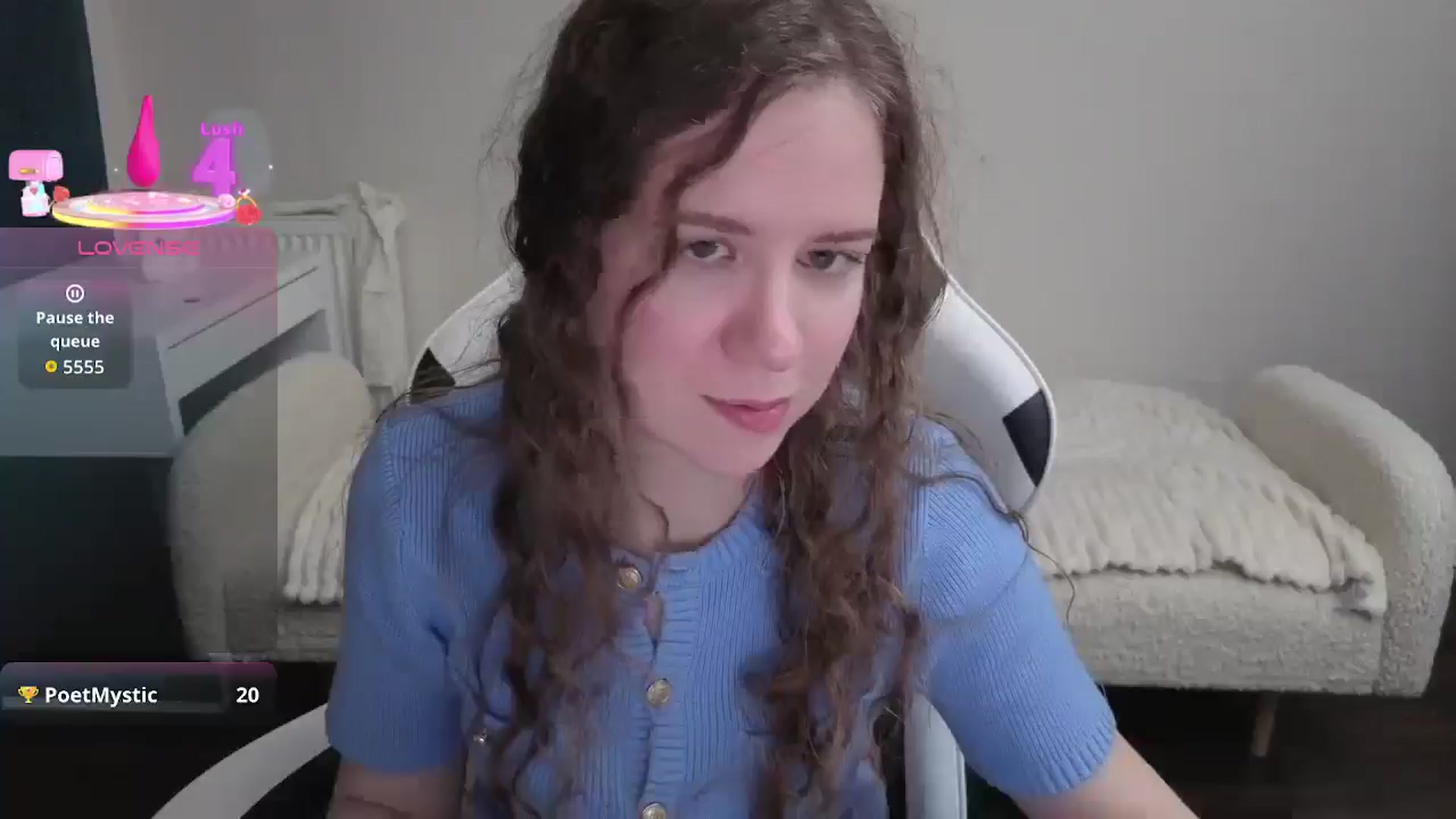 Gallery image thumbnail from BlueFlowerr's myfreecams stream on, 02/01/2026, 20:10 image 5 of 20