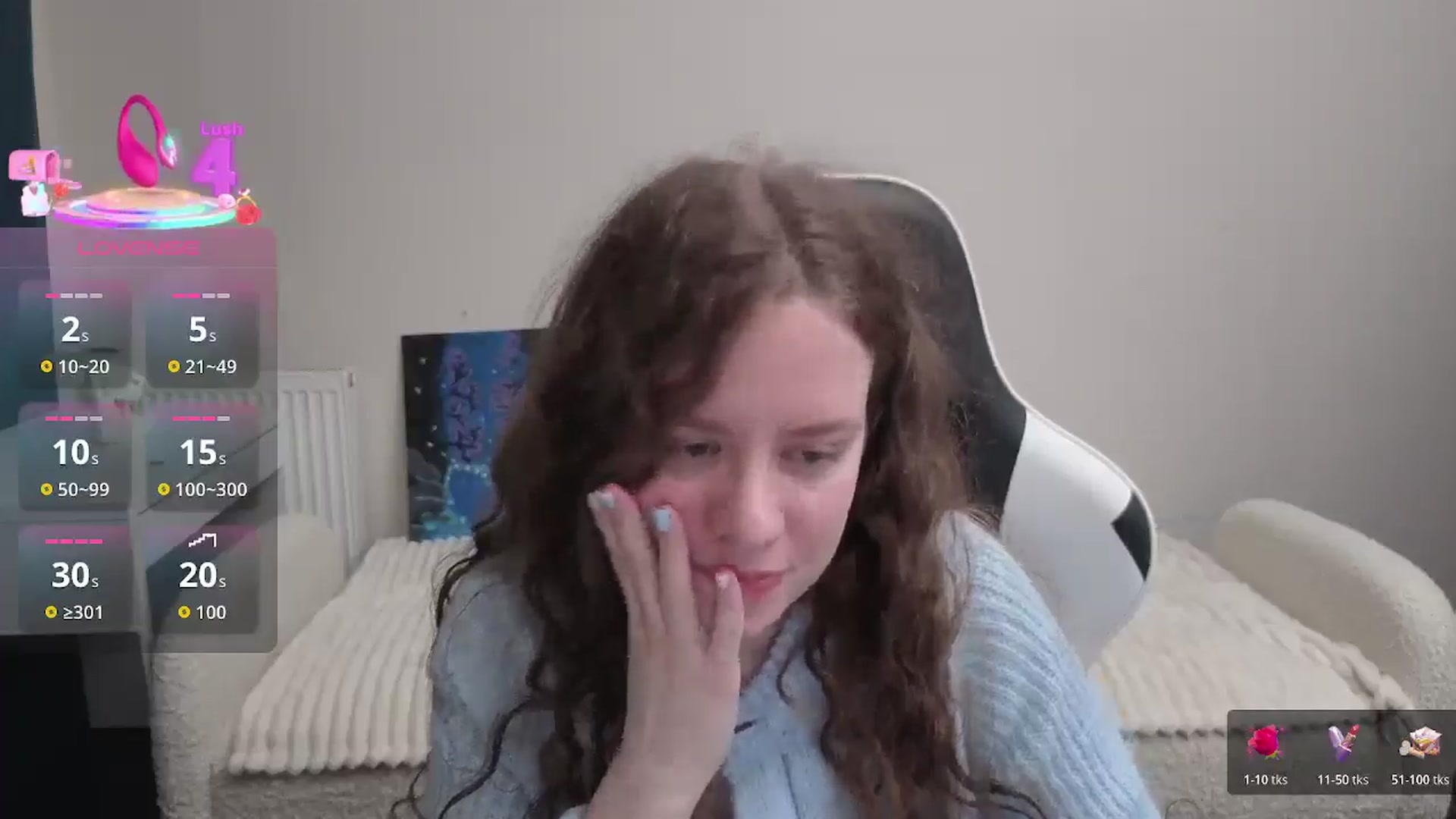 Gallery image thumbnail from BlueFlowerr's myfreecams stream on, 02/26/2026, 21:28 image 18 of 20