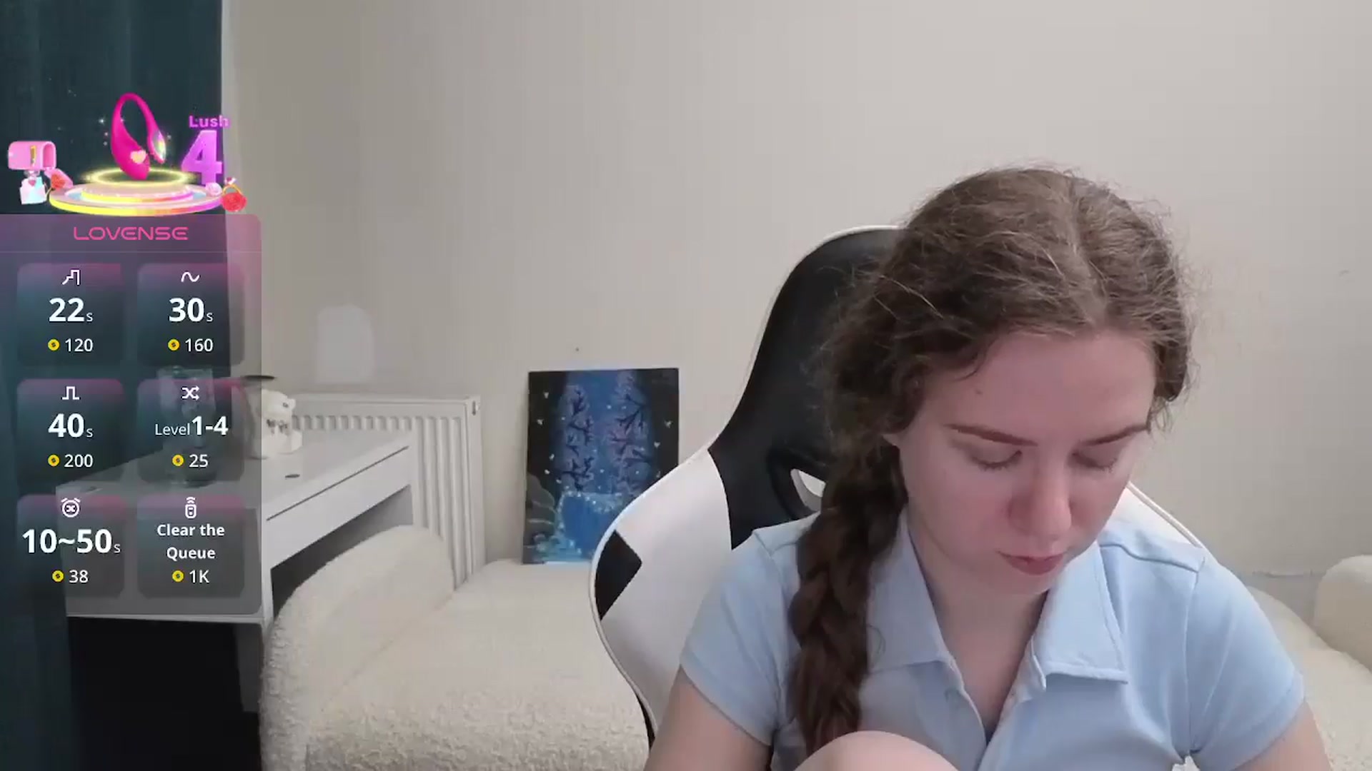 Gallery image thumbnail from BlueFlowerr's myfreecams stream on, 03/13/2026, 21:14 image 5 of 20
