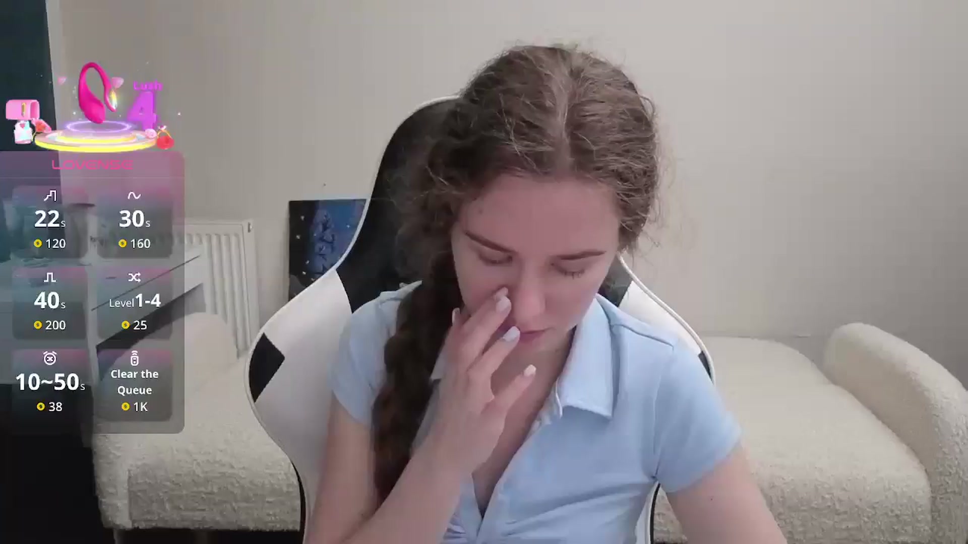 Gallery image thumbnail from BlueFlowerr's myfreecams stream on, 03/13/2026, 22:24 image 16 of 20