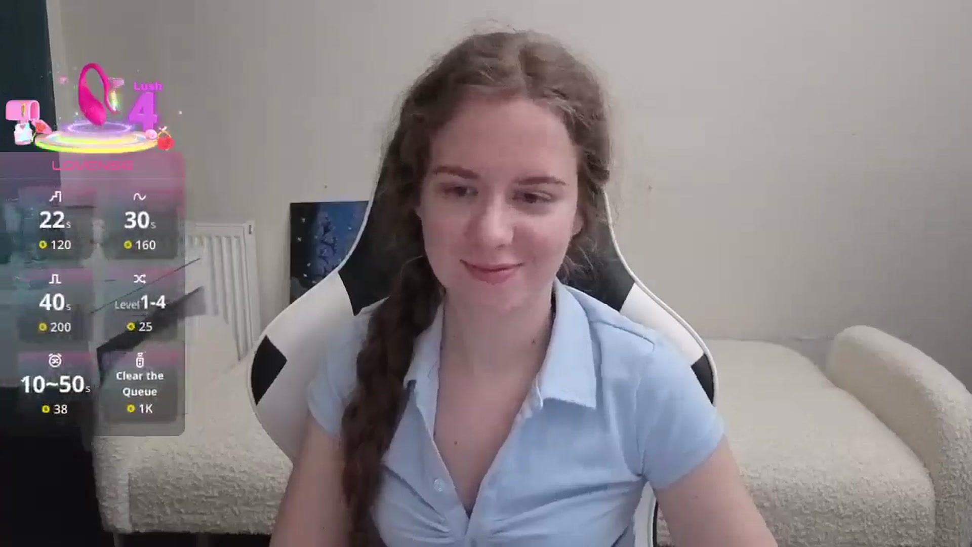 Gallery image thumbnail from BlueFlowerr's myfreecams stream on, 03/13/2026, 22:24 image 17 of 20