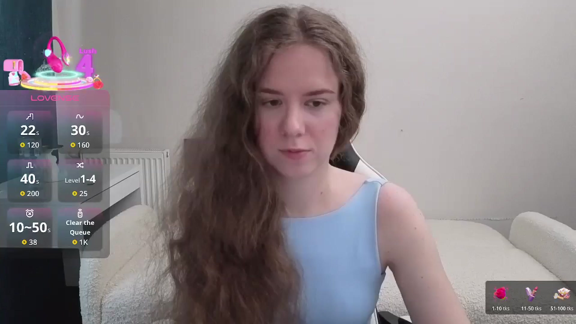 Gallery image thumbnail from BlueFlowerr's myfreecams stream on, 03/19/2026, 16:52 image 3 of 20
