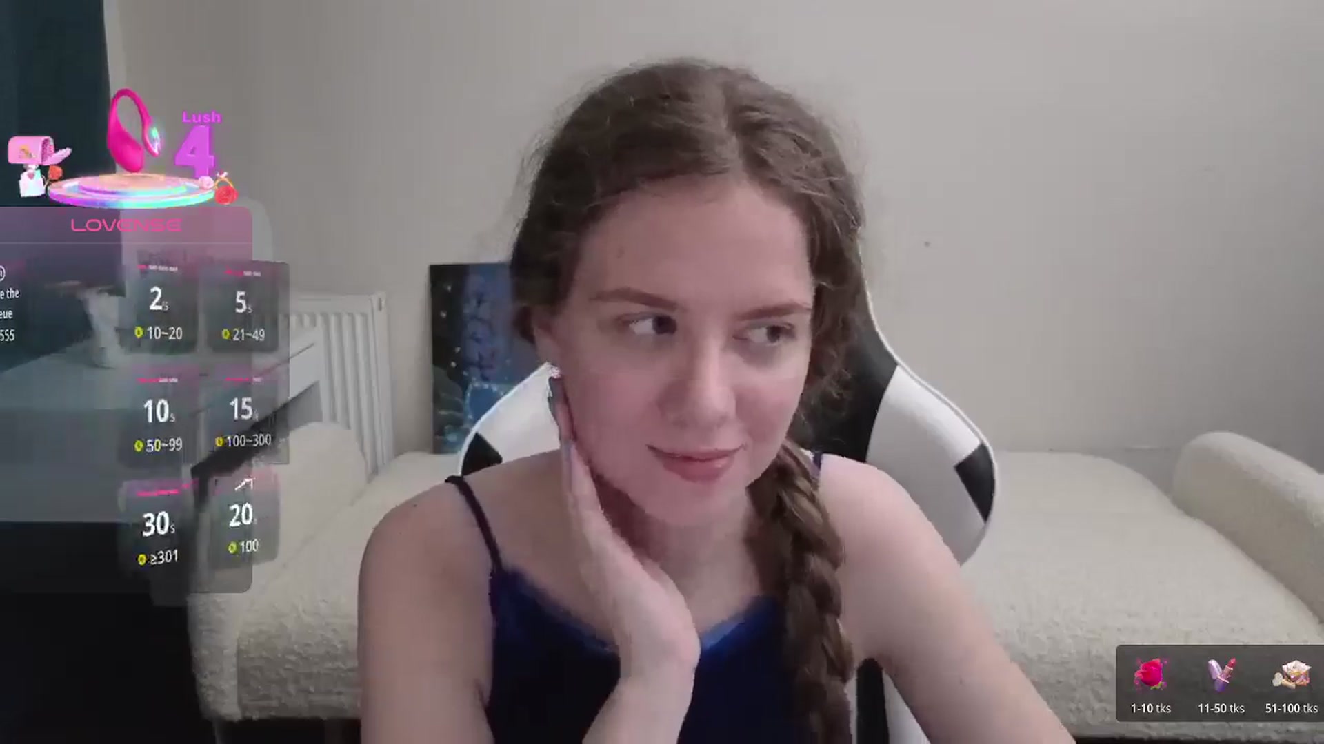 Gallery image thumbnail from BlueFlowerr's myfreecams stream on, 03/23/2026, 19:59 image 9 of 20