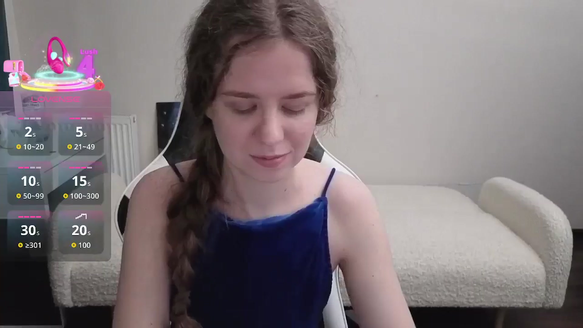 Gallery image thumbnail from BlueFlowerr's myfreecams stream on, 03/23/2026, 22:11 image 17 of 20