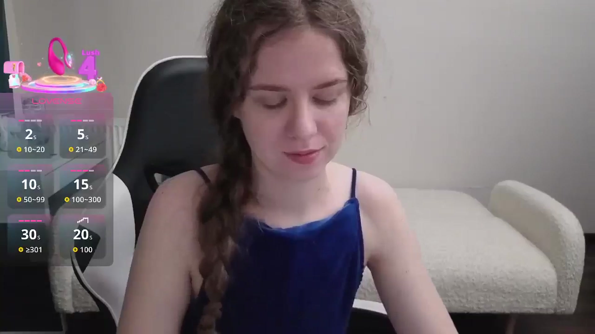 Gallery image thumbnail from BlueFlowerr's myfreecams stream on, 03/23/2026, 22:11 image 16 of 20