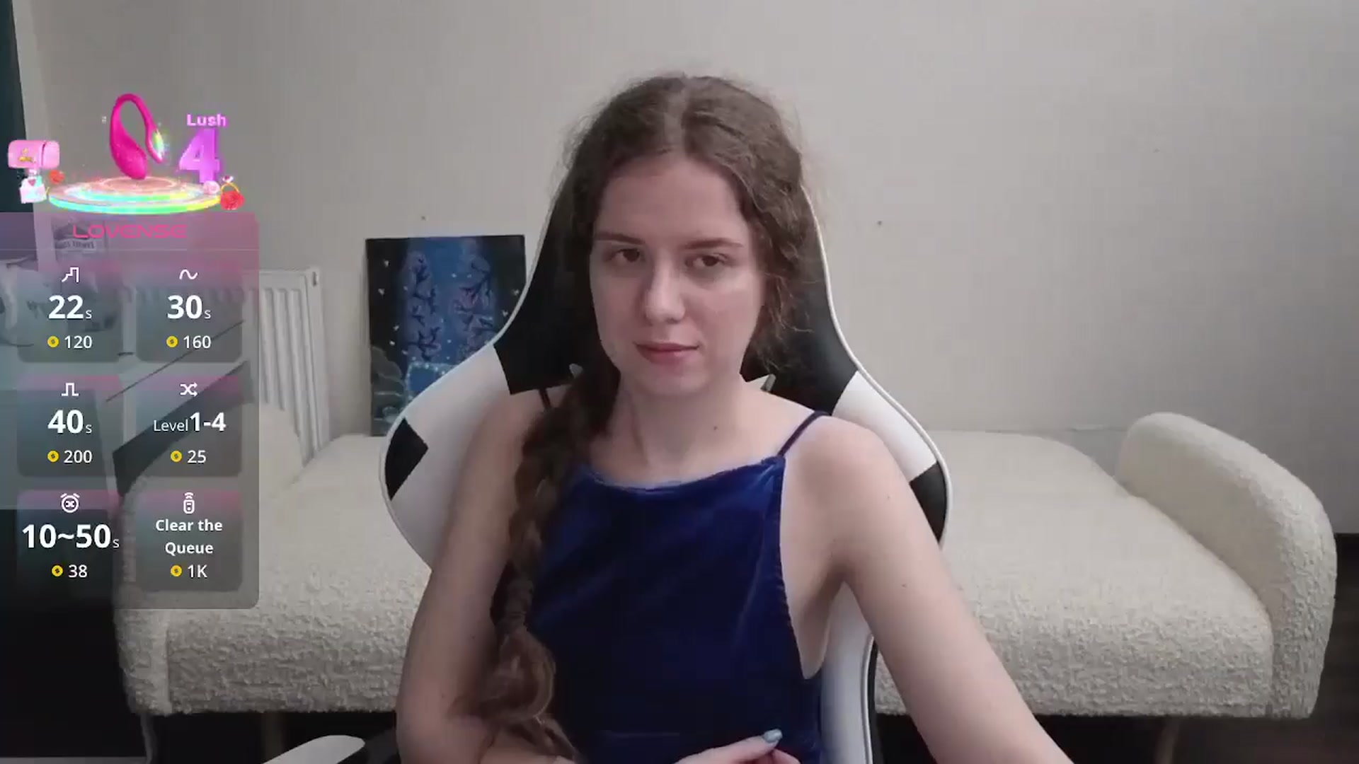 Gallery image thumbnail from BlueFlowerr's myfreecams stream on, 03/23/2026, 22:11 image 10 of 20