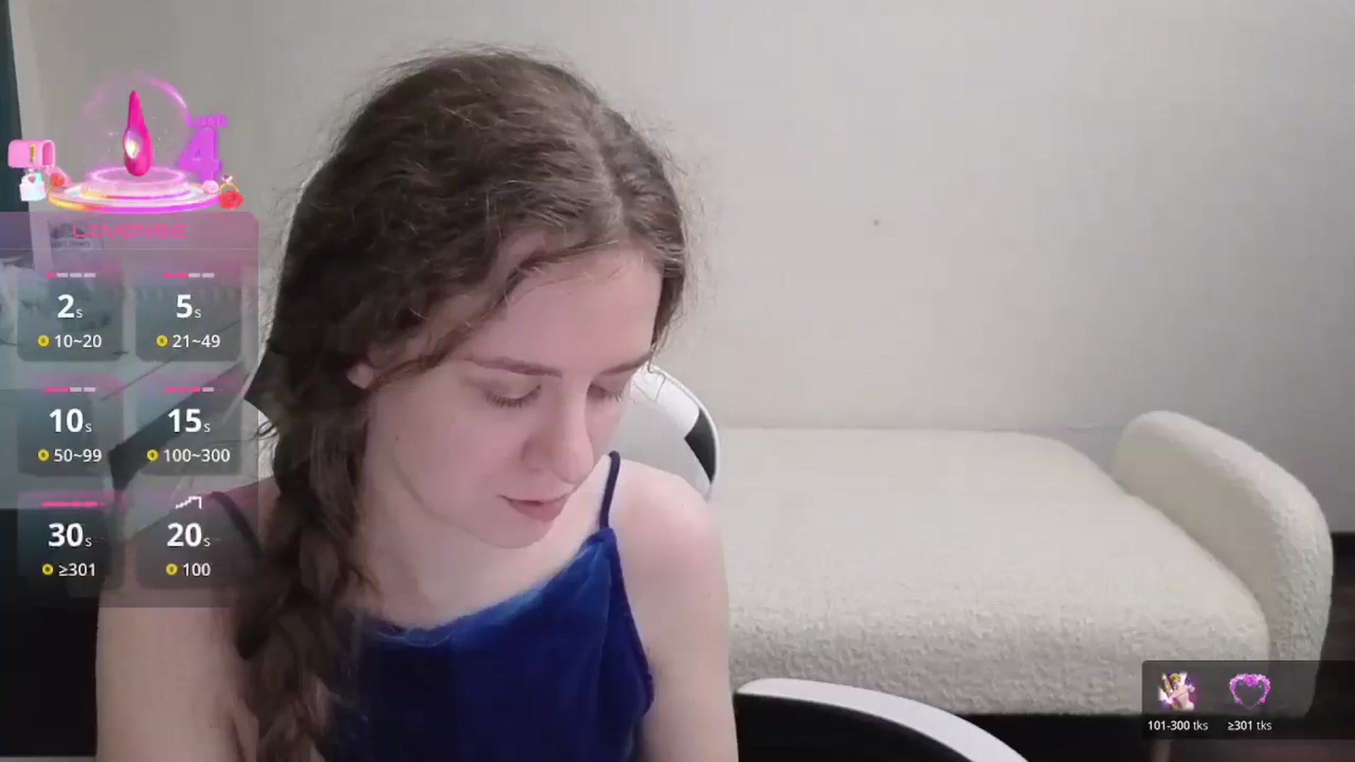 Gallery image thumbnail from BlueFlowerr's myfreecams stream on, 03/23/2026, 22:11 image 15 of 20