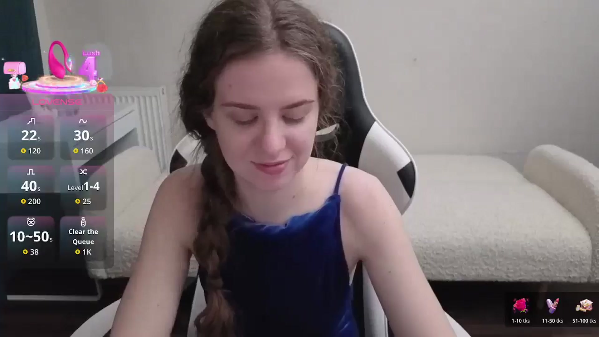 Gallery image thumbnail from BlueFlowerr's myfreecams stream on, 03/23/2026, 23:57 image 5 of 20
