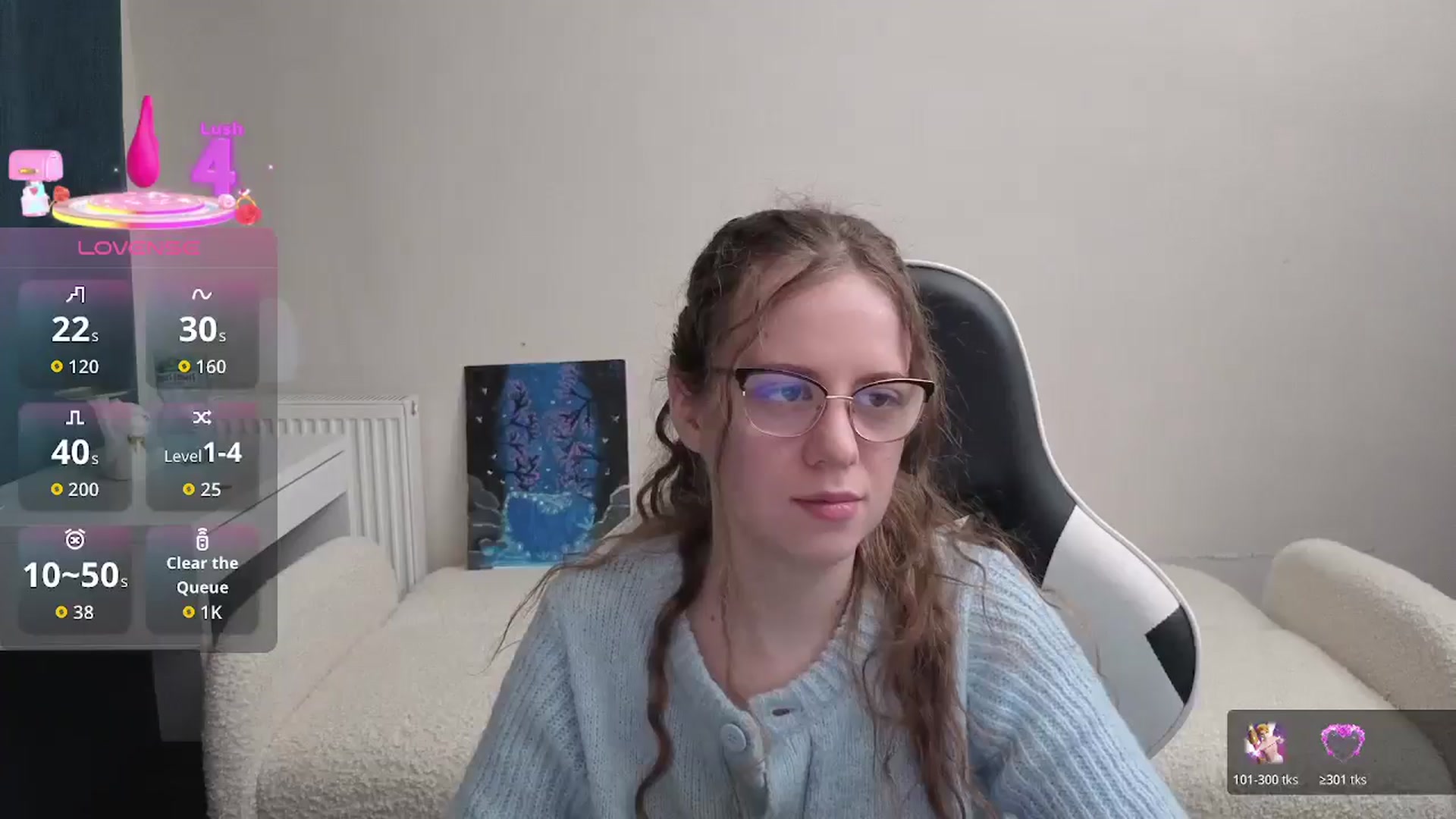Gallery image thumbnail from BlueFlowerr's myfreecams stream on, 03/24/2026, 20:56 image 1 of 20