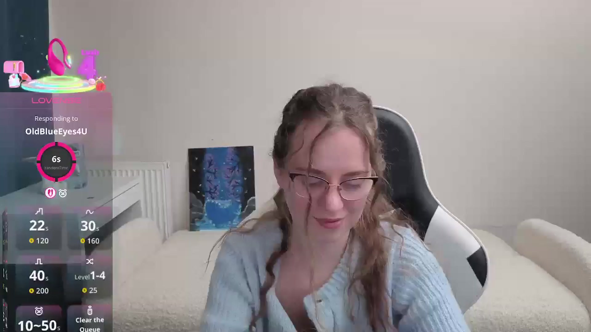 Gallery image thumbnail from BlueFlowerr's myfreecams stream on, 03/24/2026, 20:56 image 2 of 20
