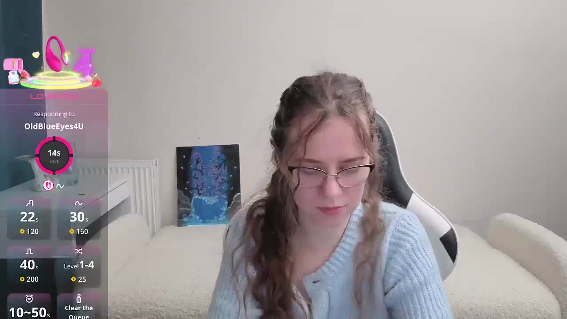 Gallery image thumbnail from BlueFlowerr's myfreecams stream on, 03/24/2026, 22:34 image 4 of 20