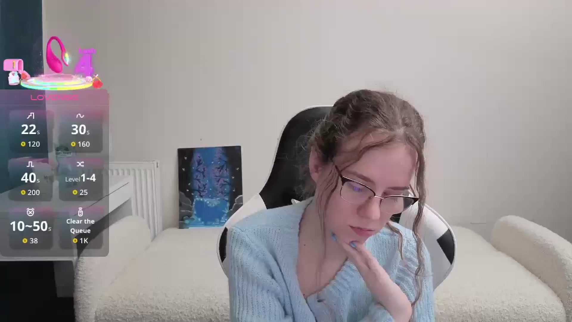 Gallery image thumbnail from BlueFlowerr's myfreecams stream on, 03/24/2026, 22:34 image 8 of 20