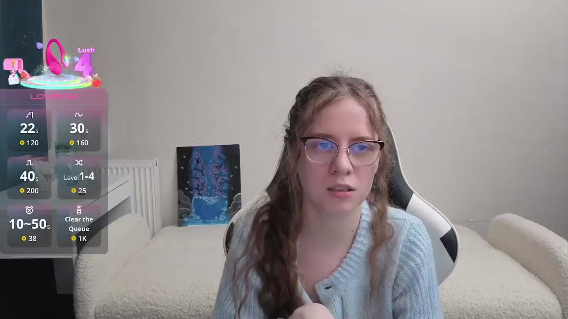 Gallery image thumbnail from BlueFlowerr's myfreecams stream on, 03/24/2026, 22:34 image 2 of 20