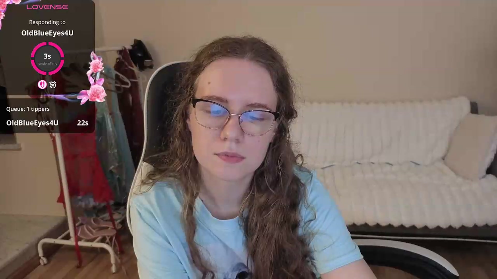 Gallery image thumbnail from BlueFlowerr's myfreecams stream on, 08/07/2026, 21:58 image 7 of 20