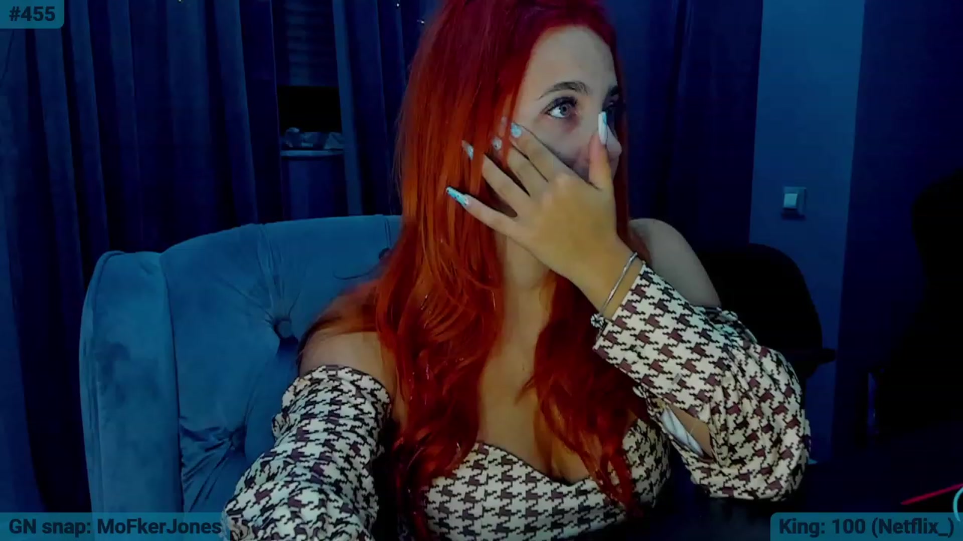Gallery image thumbnail from BlueeeS's myfreecams stream on, 08/08/2023, 02:50 image 2 of 20