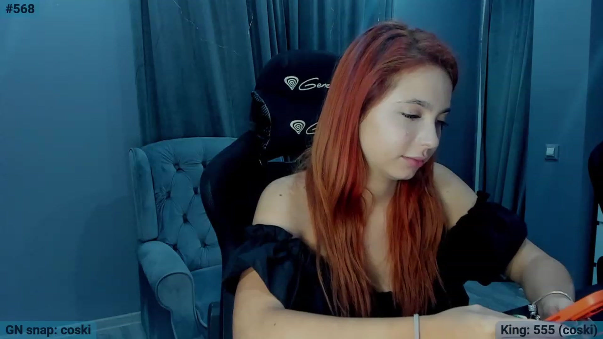 Gallery image thumbnail from BlueeeS's myfreecams stream on, 09/25/2023, 01:01 image 6 of 20