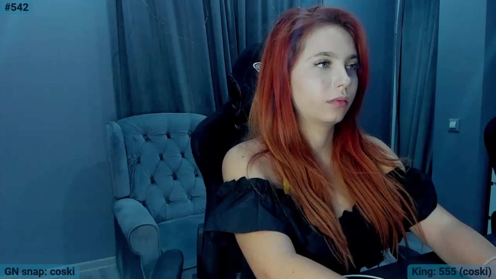 Gallery image thumbnail from BlueeeS's myfreecams stream on, 09/25/2023, 01:31 image 11 of 20