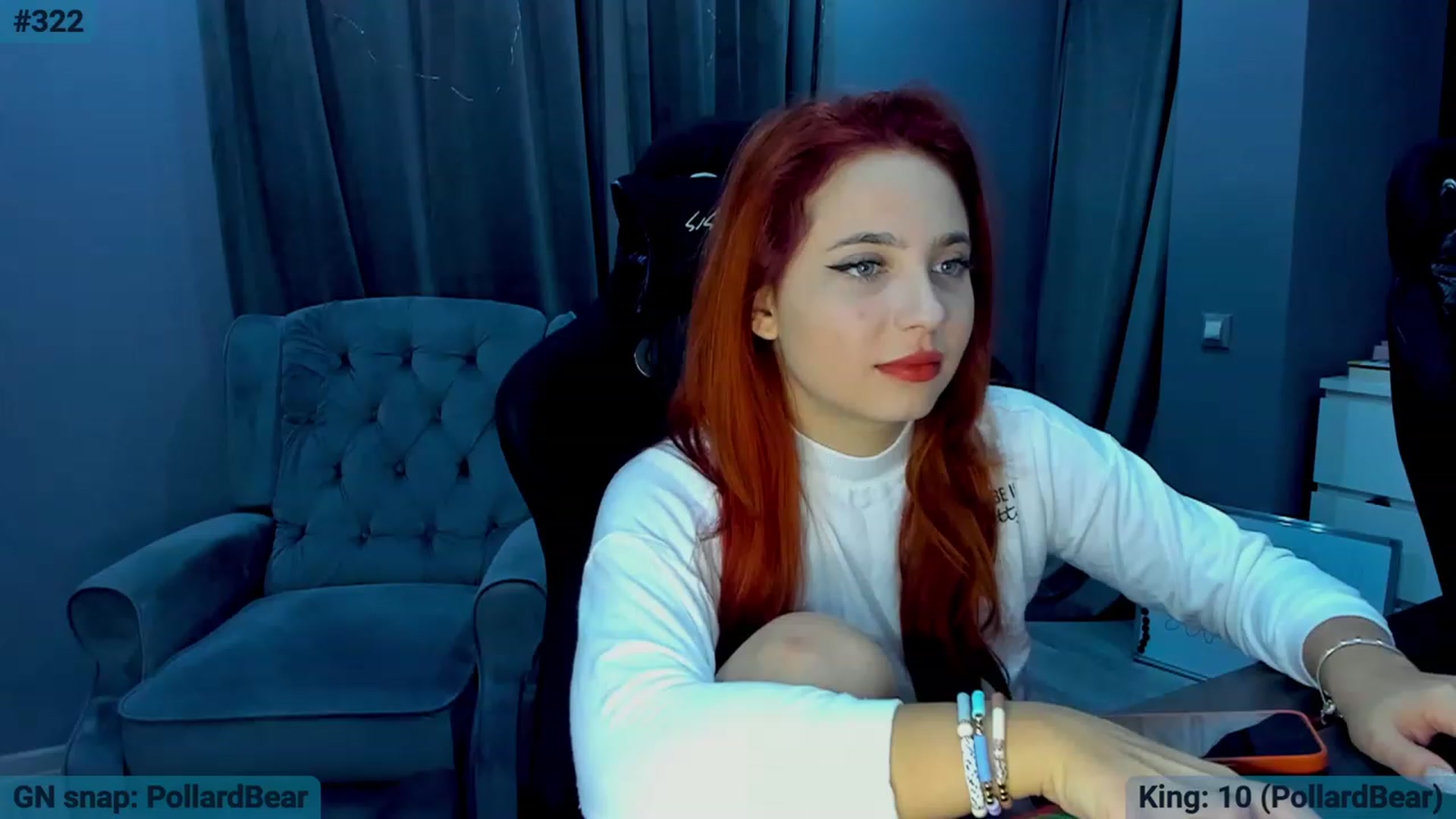 Gallery image thumbnail from BlueeeS's myfreecams stream on, 10/18/2023, 24:41 image 16 of 20