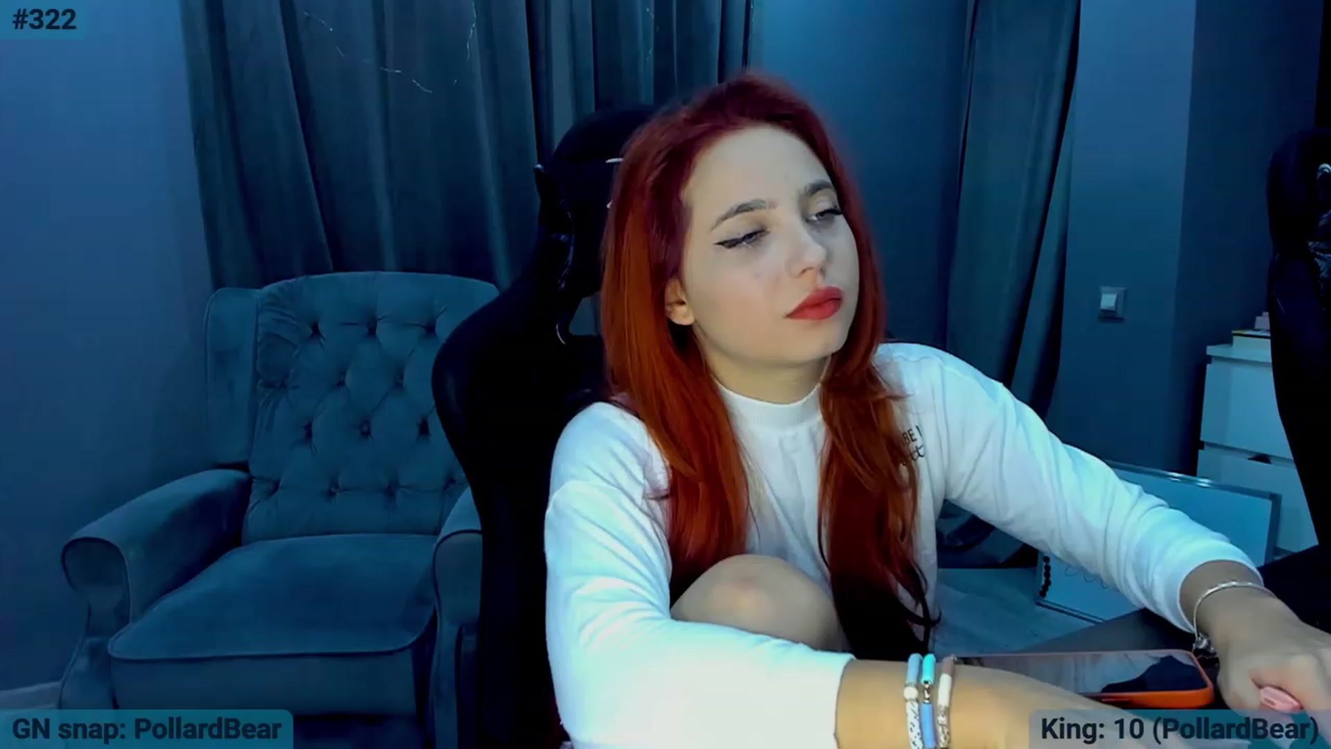 Gallery image thumbnail from BlueeeS's myfreecams stream on, 10/18/2023, 24:41 image 17 of 20
