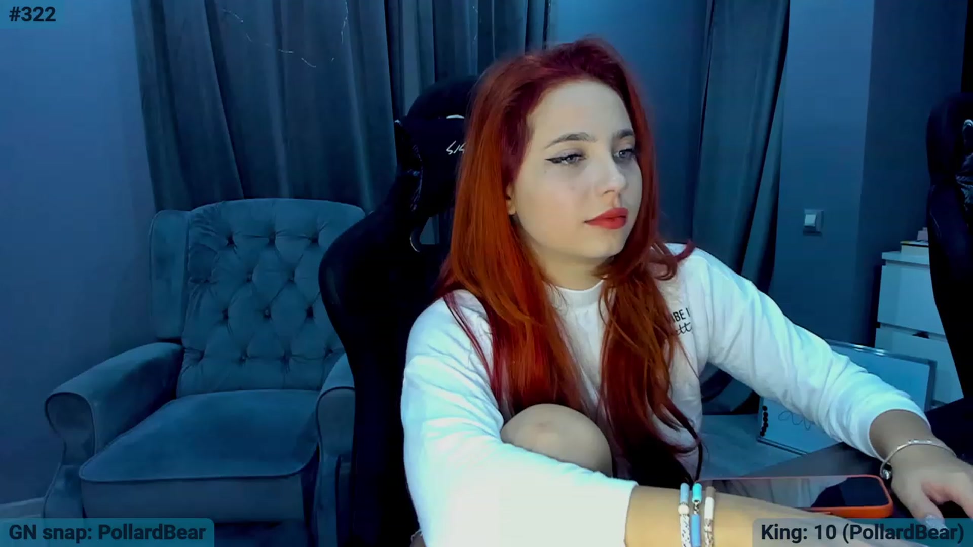 Gallery image thumbnail from BlueeeS's myfreecams stream on, 10/18/2023, 24:41 image 13 of 20