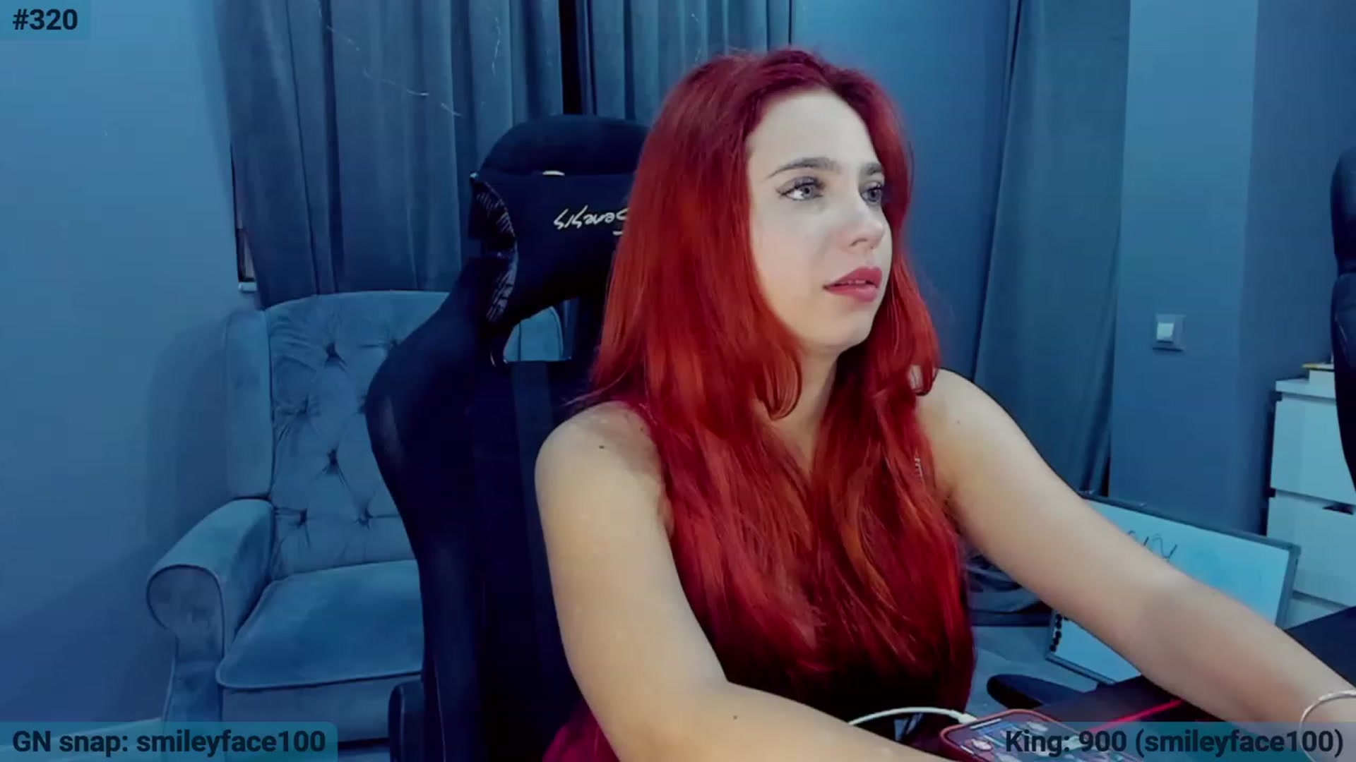 Gallery image thumbnail from BlueeeS's myfreecams stream on, 10/23/2023, 01:10 image 13 of 20