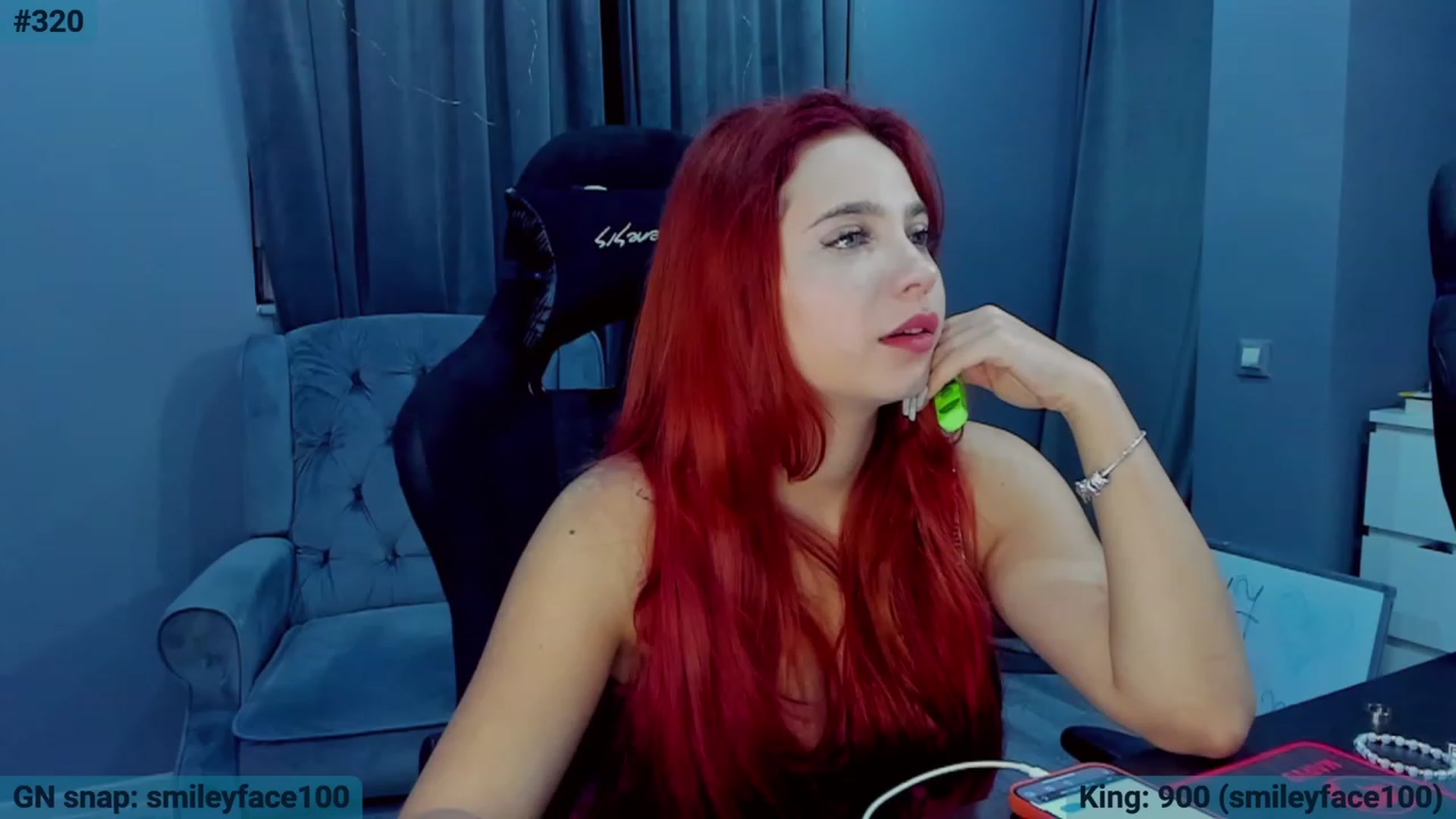 Gallery image thumbnail from BlueeeS's myfreecams stream on, 10/23/2023, 01:10 image 14 of 20