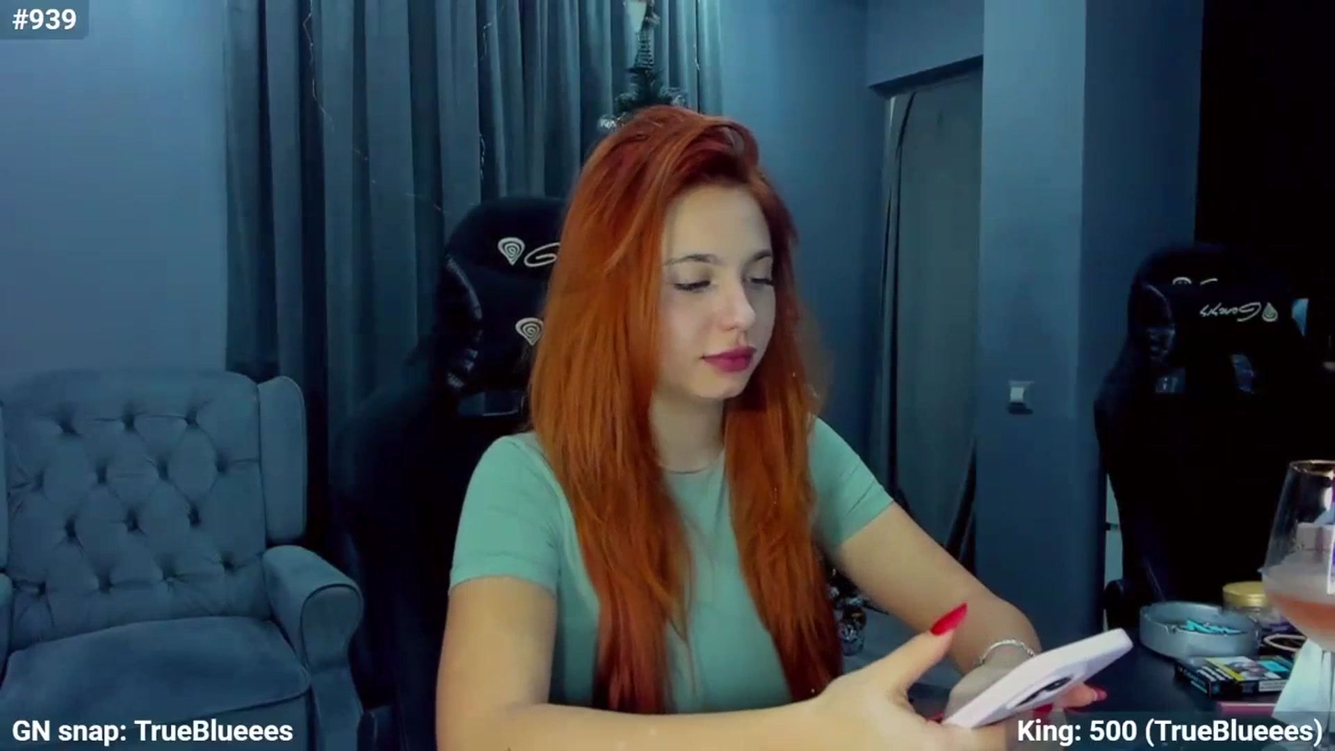Gallery image thumbnail from BlueeeS's myfreecams stream on, 01/03/2024, 03:01 image 8 of 20