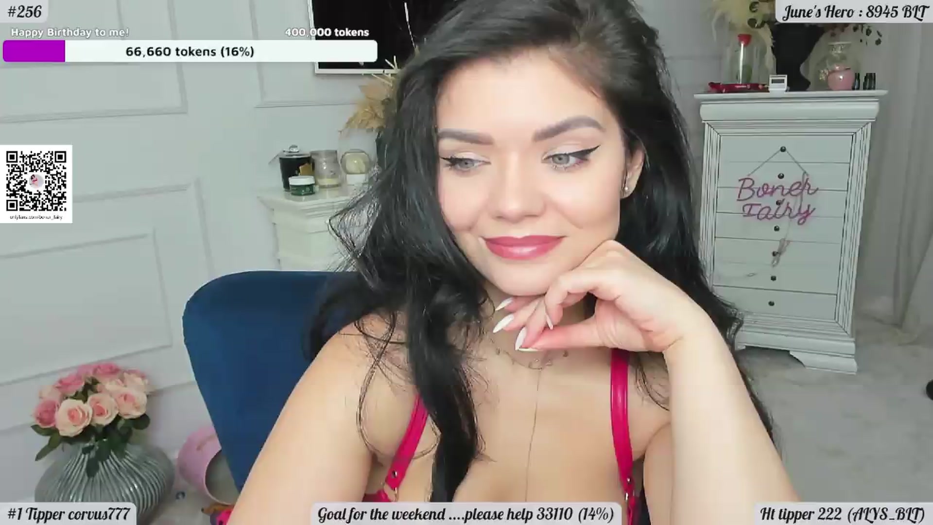 Gallery image thumbnail from Boner_fairy's myfreecams stream on, 06/15/2026, 24:01 image 12 of 20