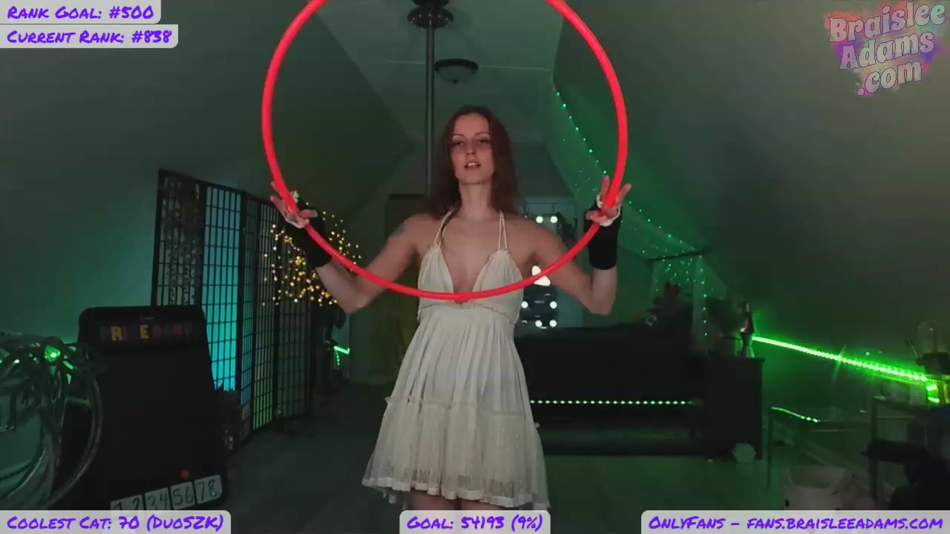 Gallery image thumbnail from BraisleeAdams's myfreecams stream on, 03/22/2023, 24:05 image 2 of 20