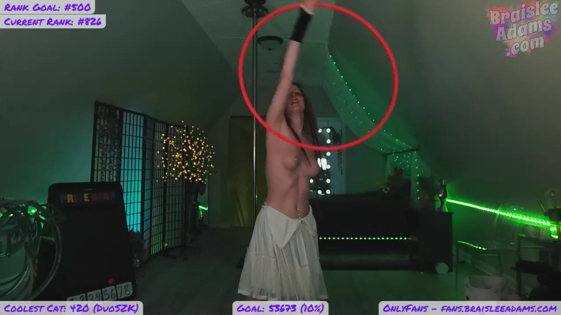Gallery image thumbnail from BraisleeAdams's myfreecams stream on, 03/22/2023, 24:05 image 7 of 20