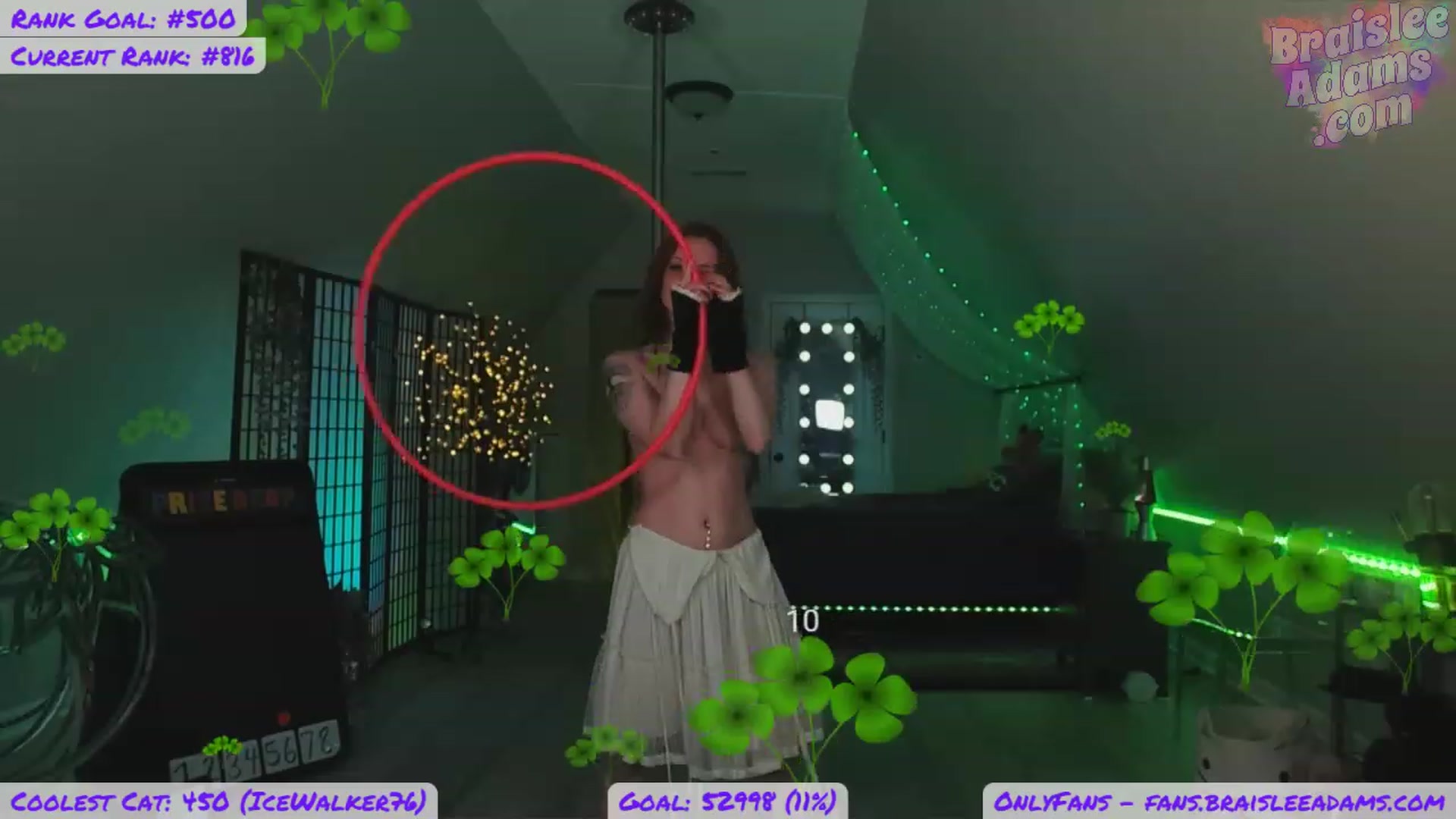 Gallery image thumbnail from BraisleeAdams's myfreecams stream on, 03/22/2023, 24:05 image 20 of 20