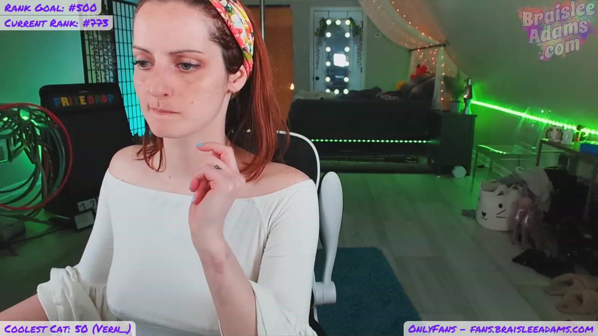 Gallery image thumbnail from BraisleeAdams's myfreecams stream on, 03/29/2023, 04:40 image 13 of 20