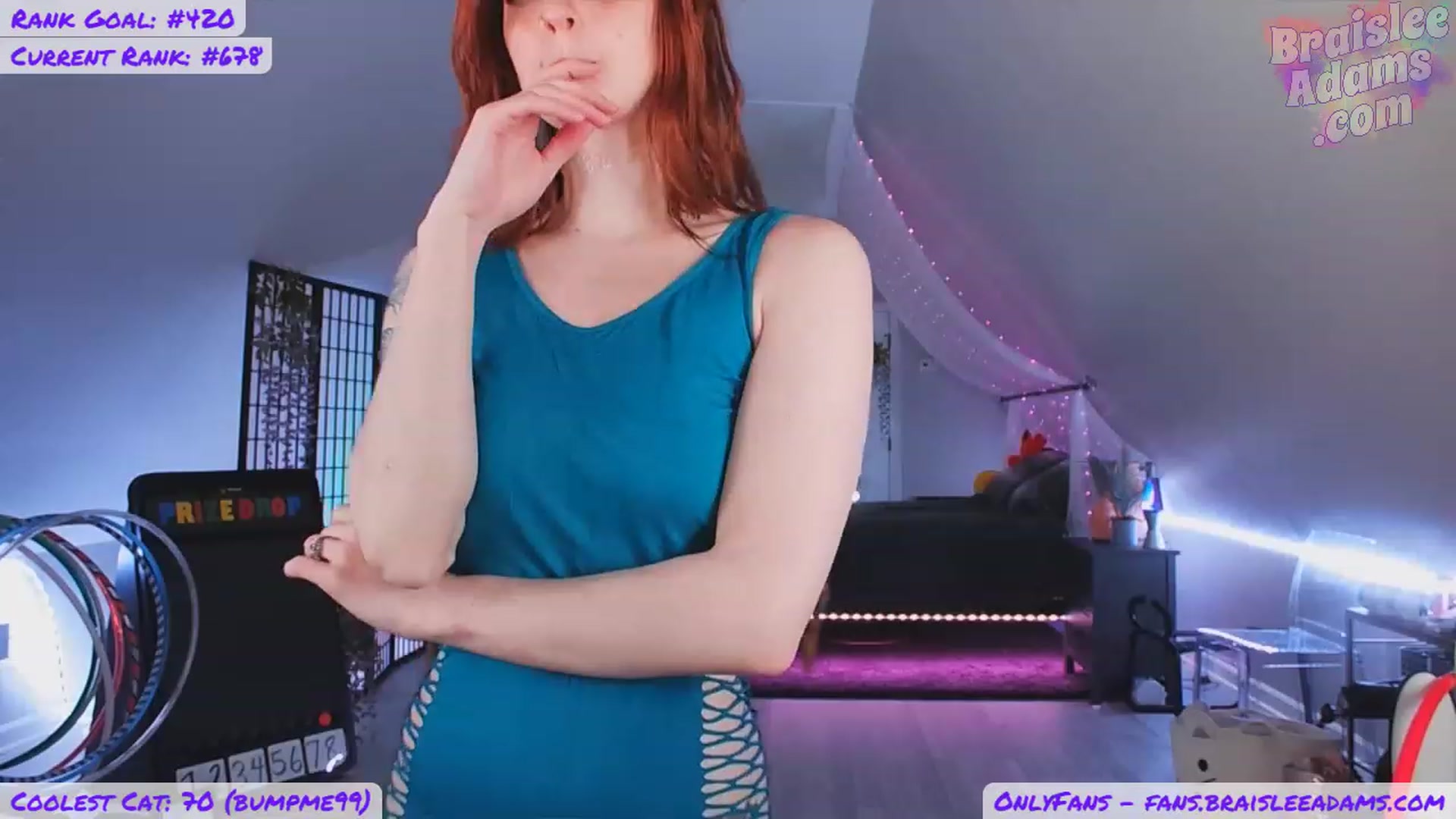 Gallery image thumbnail from BraisleeAdams's myfreecams stream on, 04/17/2023, 03:32 image 19 of 20