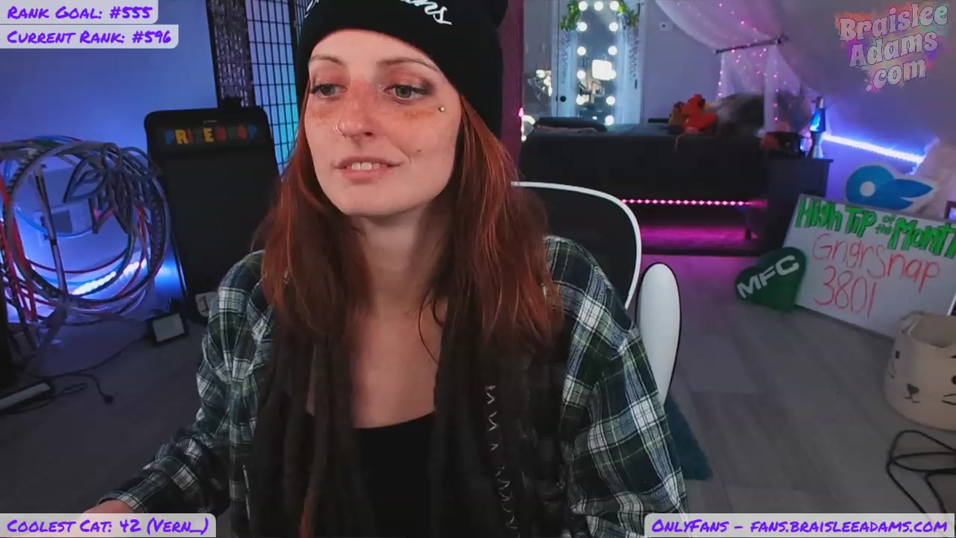 Gallery image thumbnail from BraisleeAdams's myfreecams stream on, 07/10/2023, 04:01 image 11 of 20