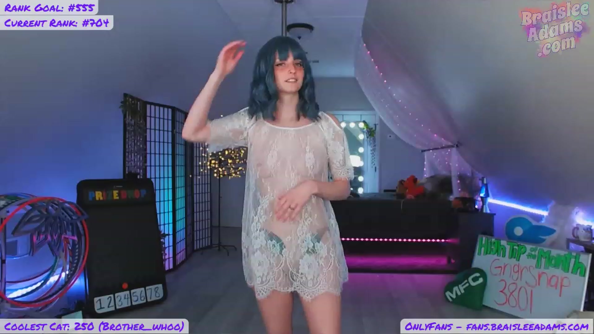 Gallery image thumbnail from BraisleeAdams's myfreecams stream on, 07/12/2023, 16:48 image 10 of 20