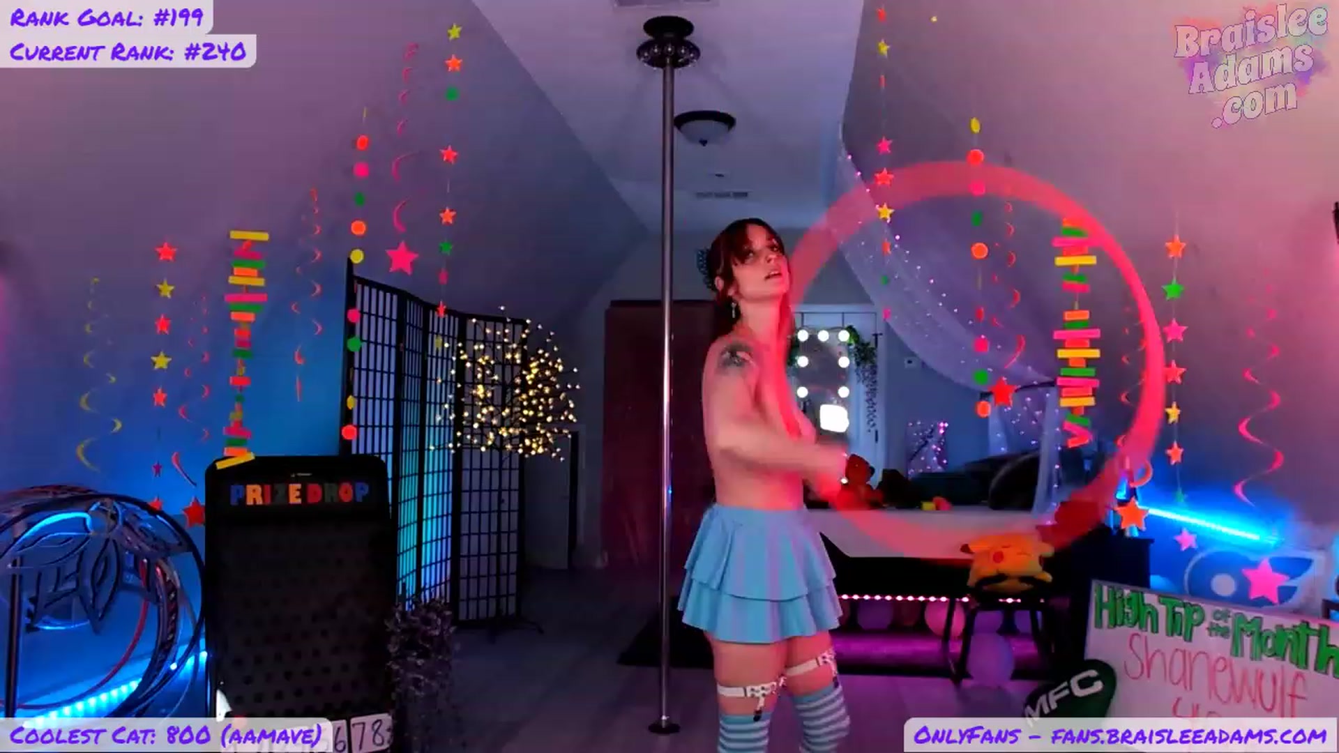 Gallery image thumbnail from BraisleeAdams's myfreecams stream on, 09/24/2023, 24:30 image 17 of 20