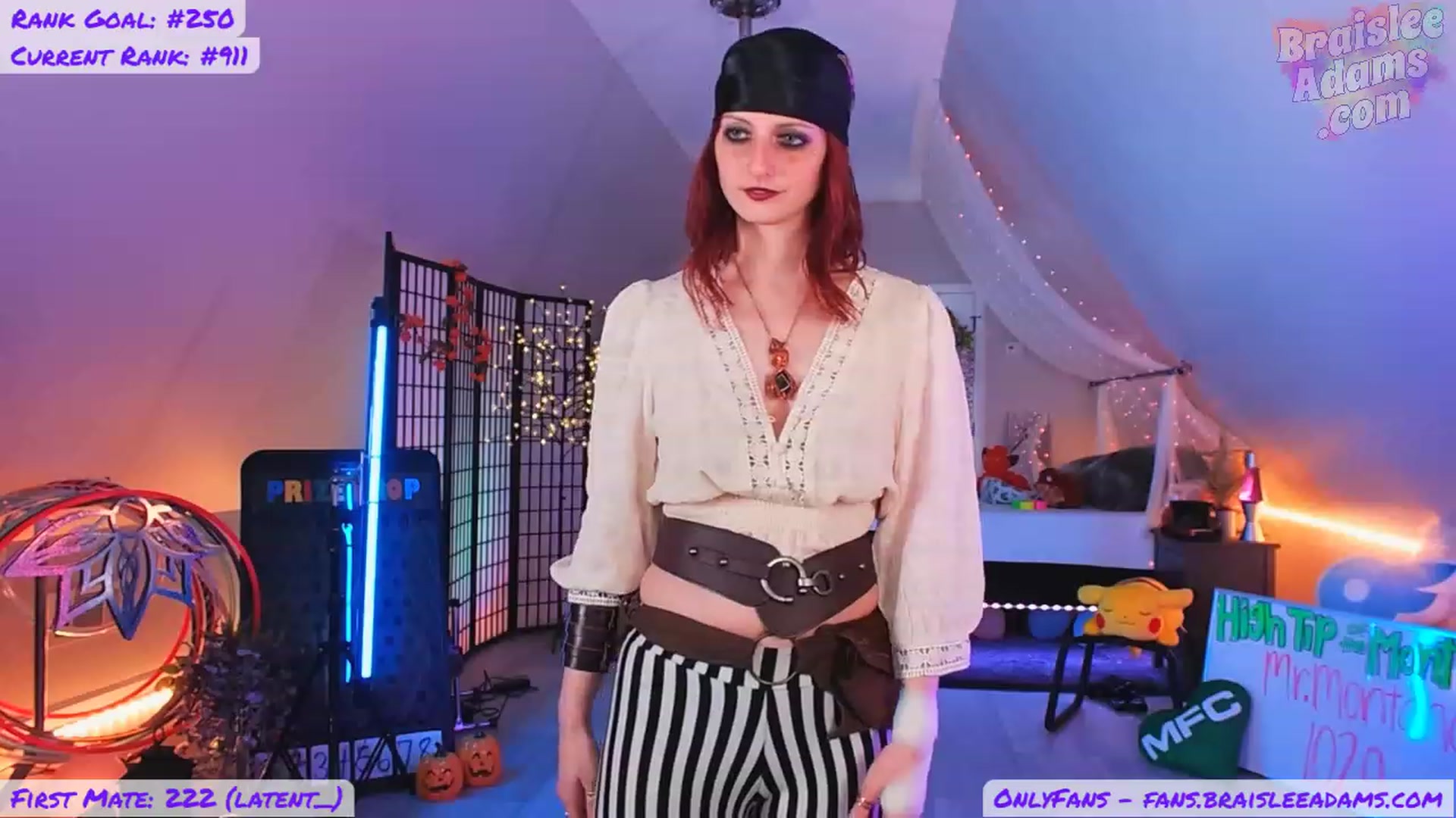 Gallery image thumbnail from BraisleeAdams's myfreecams stream on, 10/08/2023, 01:00 image 10 of 20