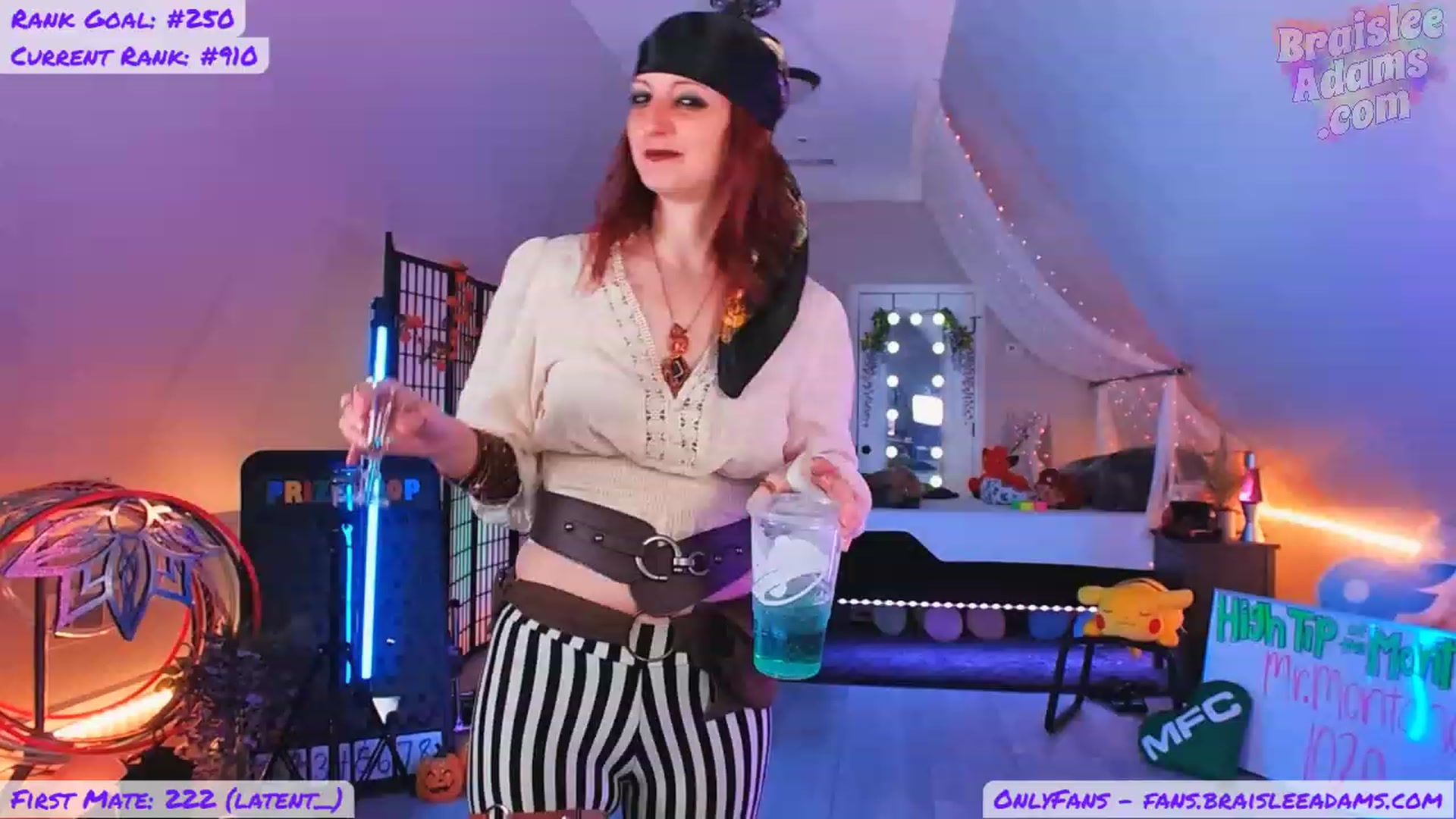 Gallery image thumbnail from BraisleeAdams's myfreecams stream on, 10/08/2023, 01:00 image 1 of 20