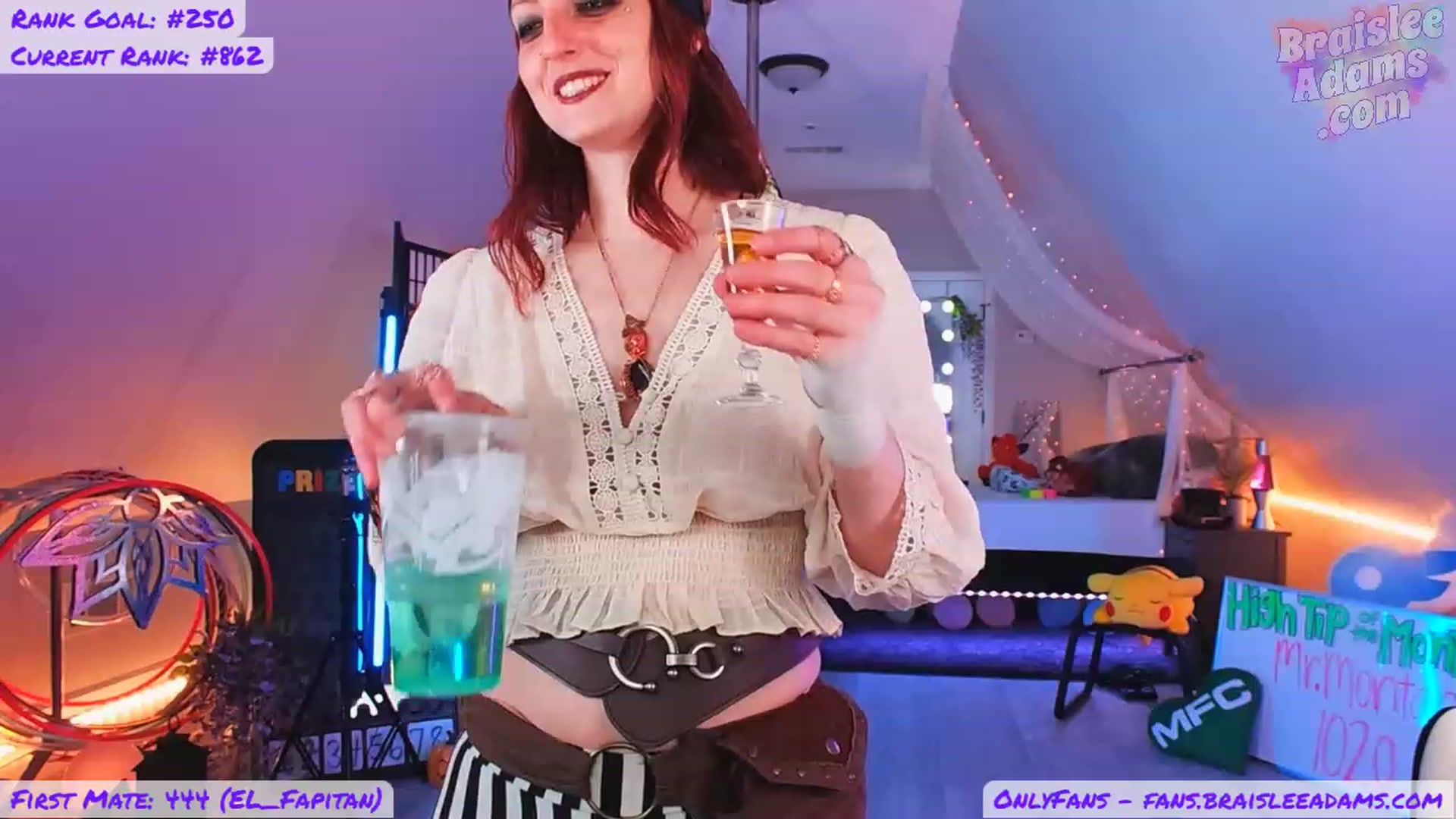 Gallery image thumbnail from BraisleeAdams's myfreecams stream on, 10/08/2023, 01:50 image 4 of 20