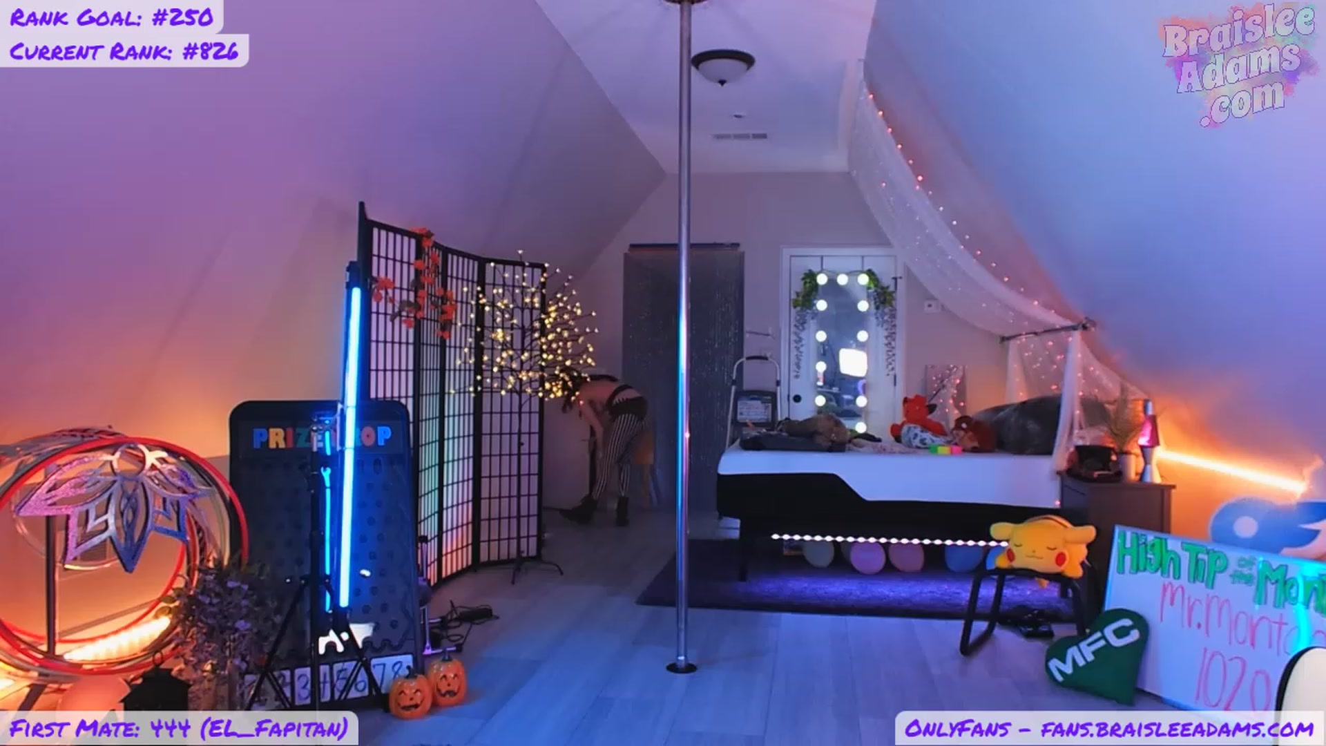 Gallery image thumbnail from BraisleeAdams's myfreecams stream on, 10/08/2023, 01:50 image 17 of 20
