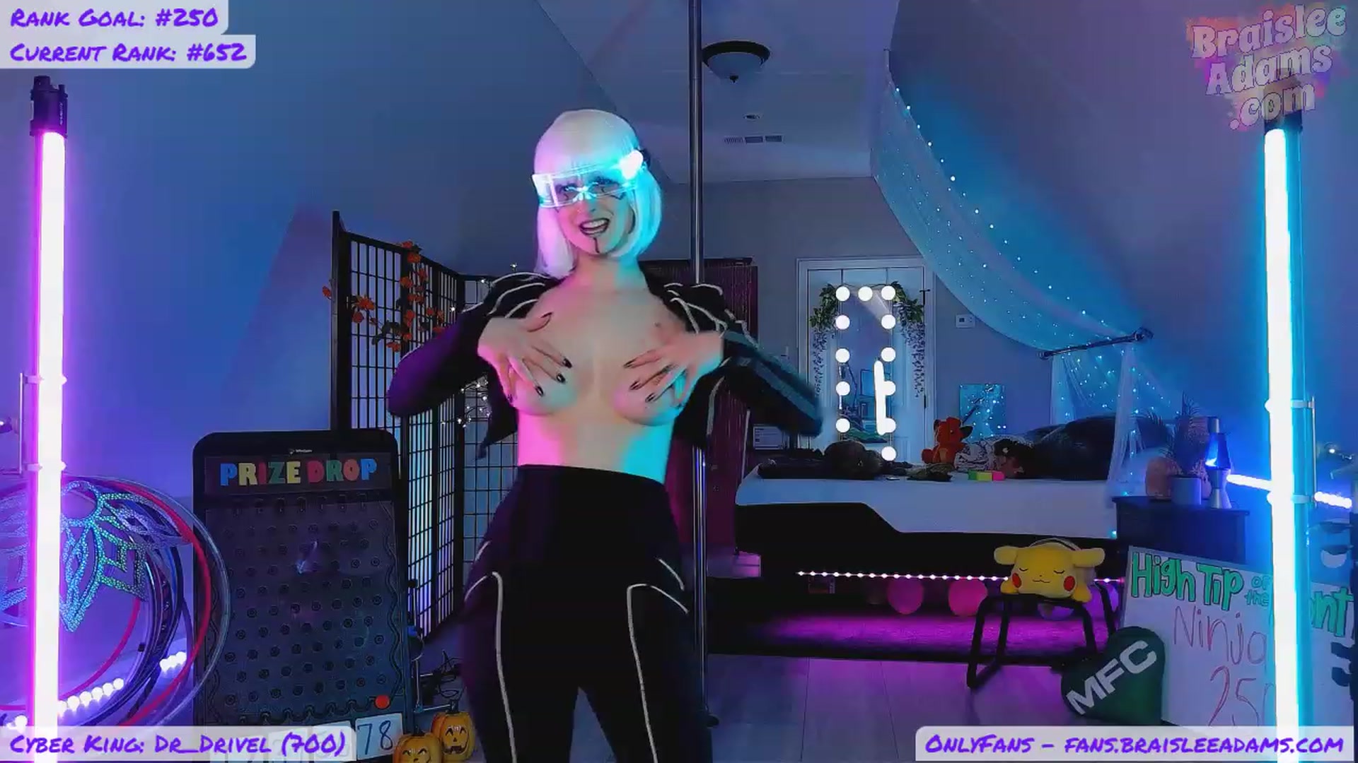 Gallery image thumbnail from BraisleeAdams's myfreecams stream on, 10/23/2023, 04:33 image 12 of 20